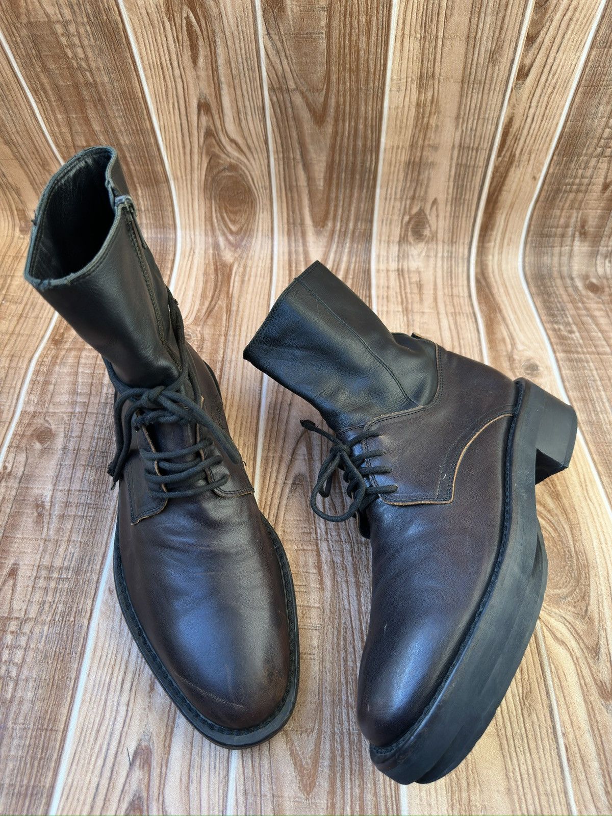 Ann Demeulemeester Ann Demeulemeester Hybrid Derby Boots Size US 8 / EU 41 - 9 Thumbnail