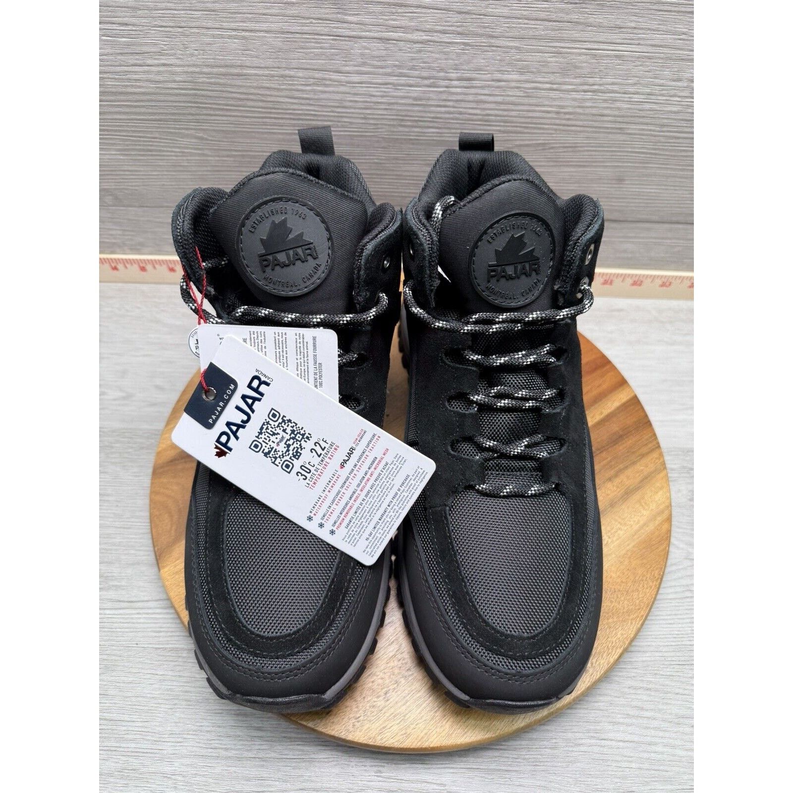 Pajar PAJAR Men's Fireburst Front Lace Black Nubuck Boots.Mens 11 Size US 11 / EU 44 - 4 Thumbnail