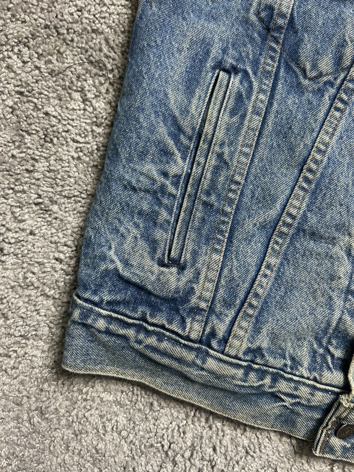 Levi's Vintage 80s Levi’s Denim Vest Jacket Button USA Faded Size US S / EU 44-46 / 1 - 3 Thumbnail