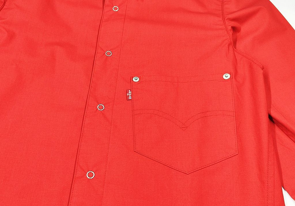 Levi's LEVIS engineered red color single pocket button up shirt Size US S / EU 44-46 / 1 - 3 Thumbnail