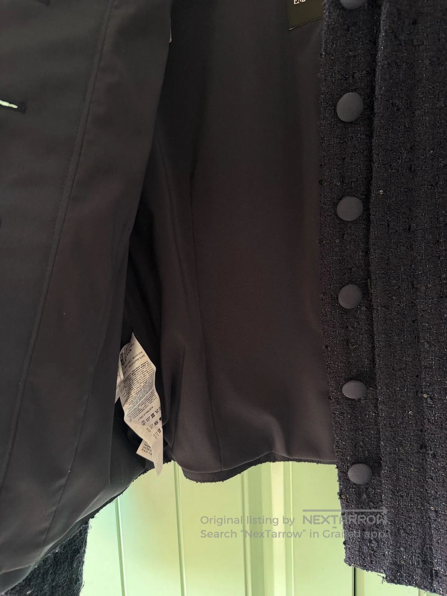 Emporio Armani Emporio Armani Chic Tweed Jacket. Size S / US 4 / IT 40 - 7 Thumbnail