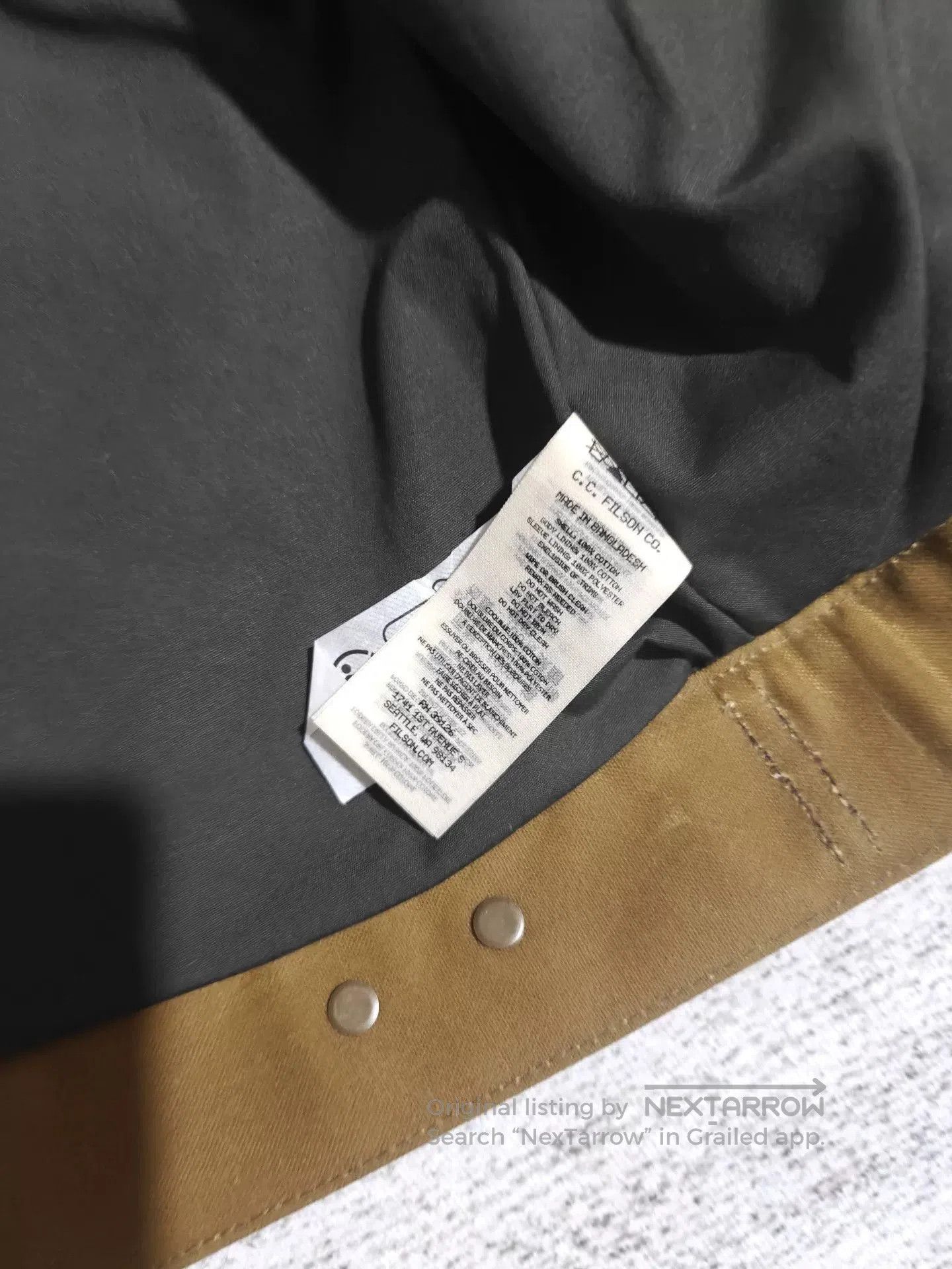 Filson Filson Cruiser Waxed Canvas Jacket. Size US S / EU 44-46 / 1 - 7 Thumbnail