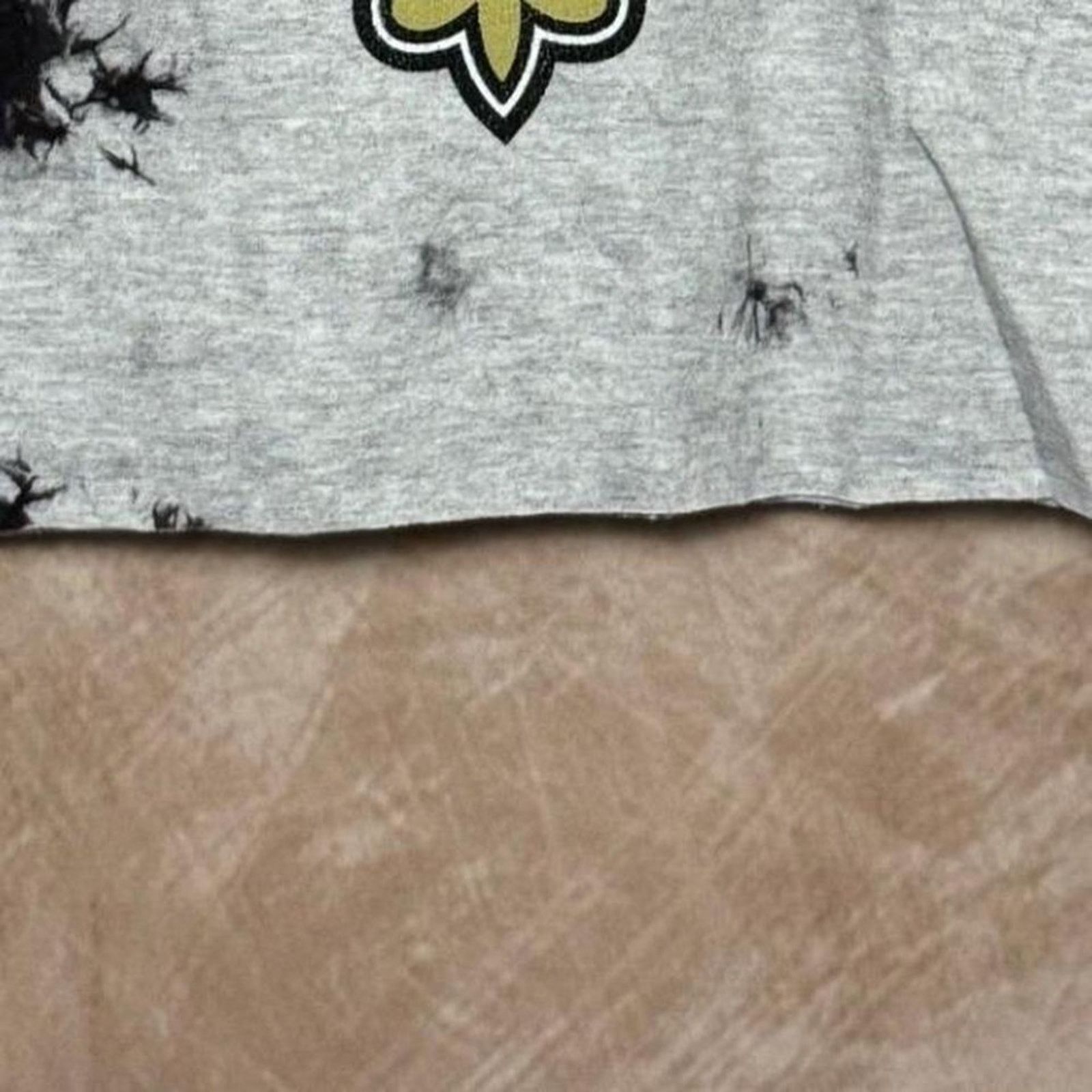 NFL Saints Vintage Tubular Tie-Dye Crop Tee Size M NWT Size M / US 6-8 / IT 42-44 - 4 Thumbnail