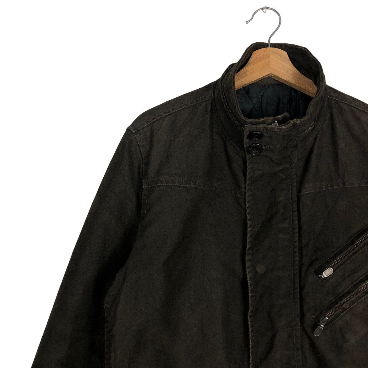Japanese Brand 🔥Vtg Biker Jacket Difference Japan Punk Multi Zipper Size US L / EU 52-54 / 3 - 7 Thumbnail