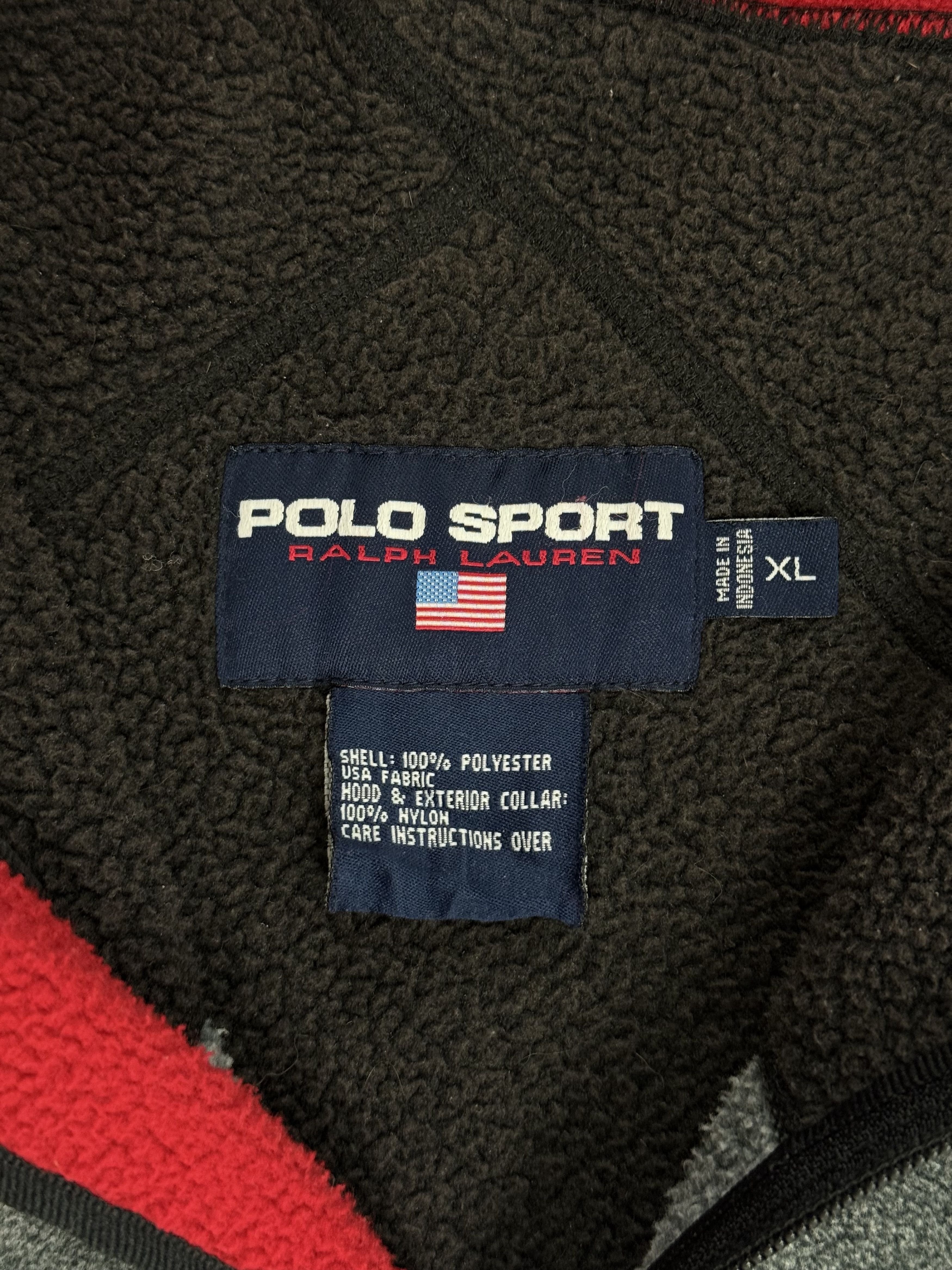 Polo Ralph Lauren Vintage Polo Sport Ralph Lauren Zip Polartec Flecce Jacket Size US XL / EU 56 / 4 - 6 Thumbnail