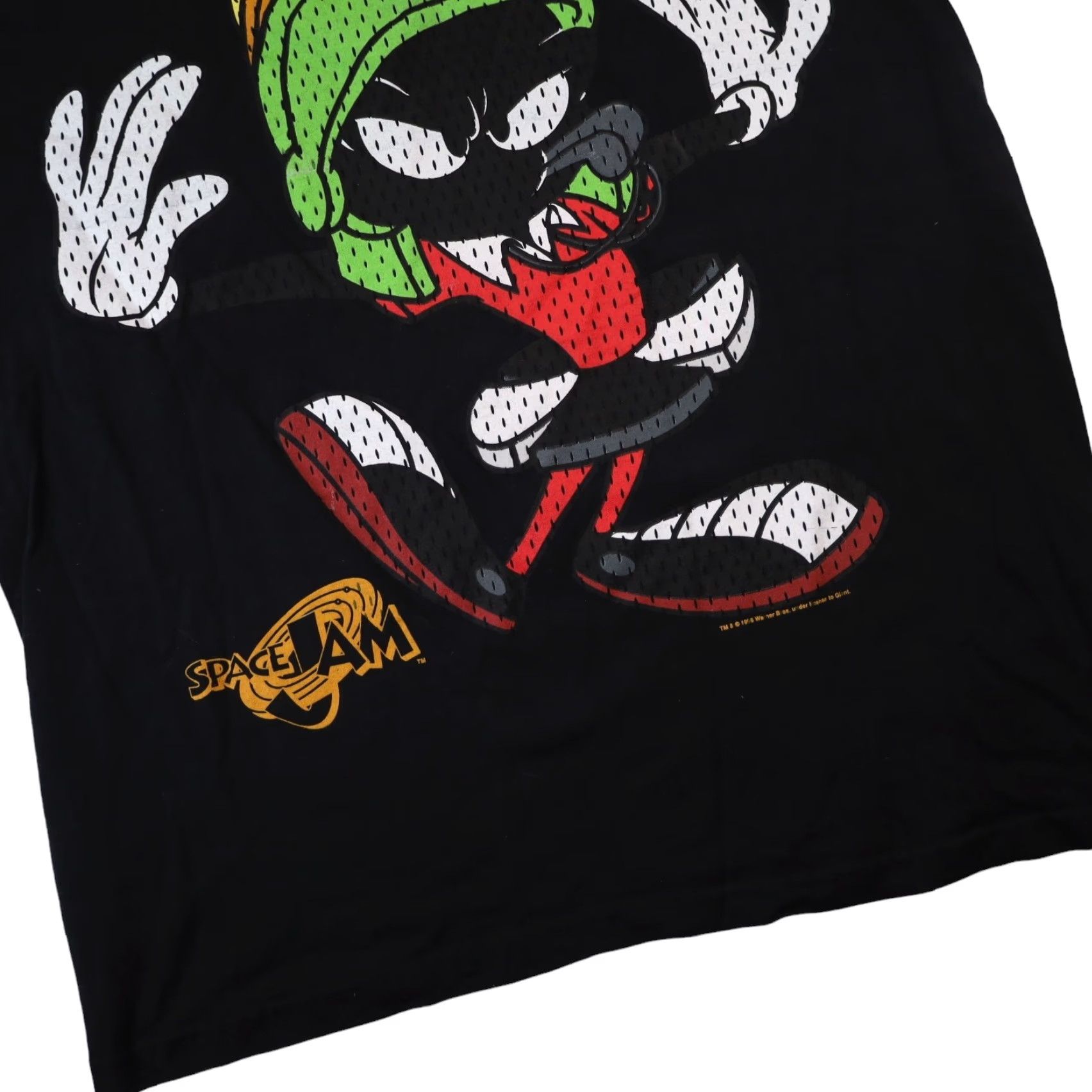 Vintage VINTAGE Space Jam T Shirt Marvin the Martian Black XL Mens Graphic 1996 Size US XL / EU 56 / 4 - 3 Thumbnail