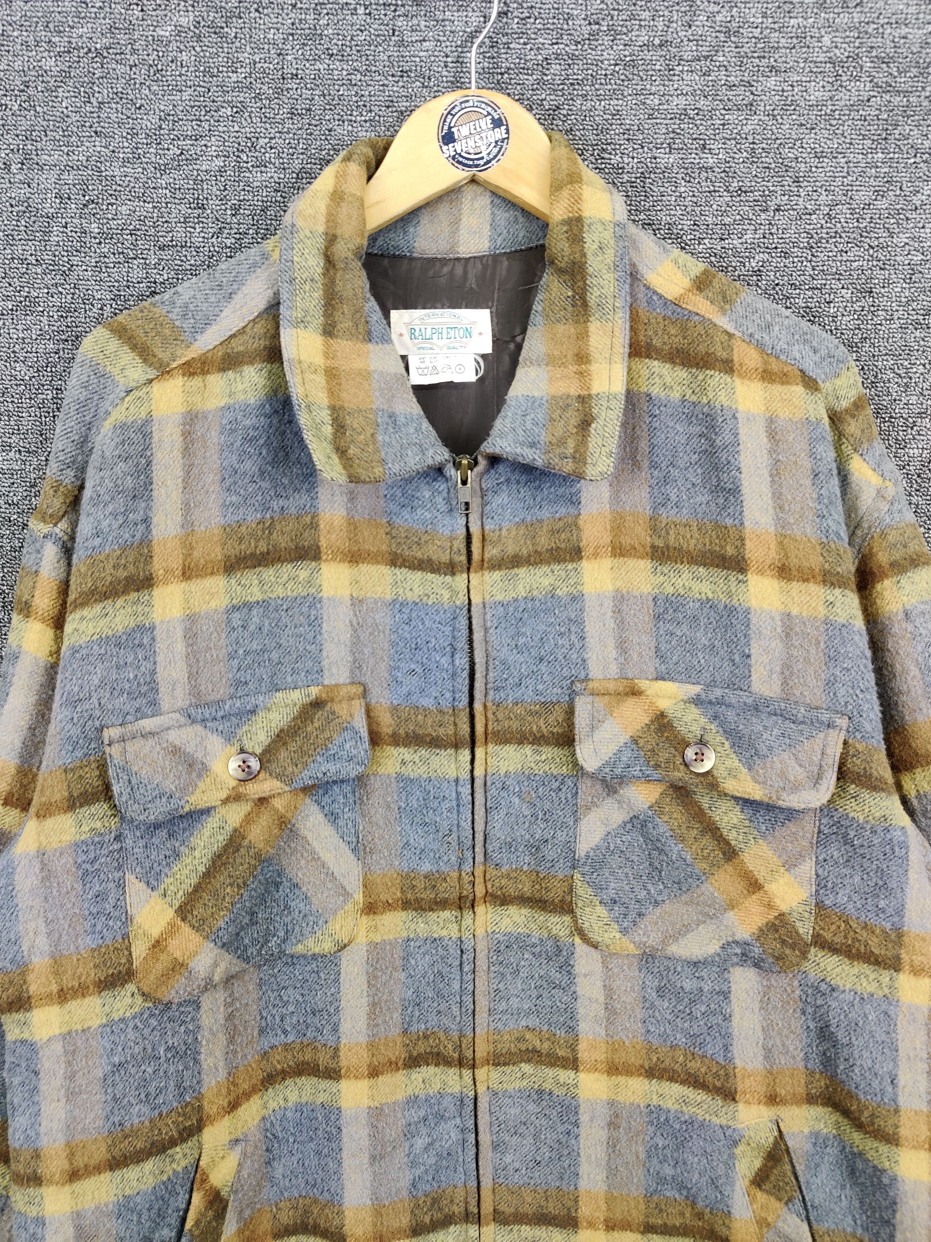 Eton Vintage Ralph Eton Plaid Hunting Zipper Jacket Size US L / EU 52-54 / 3 - 8 Thumbnail