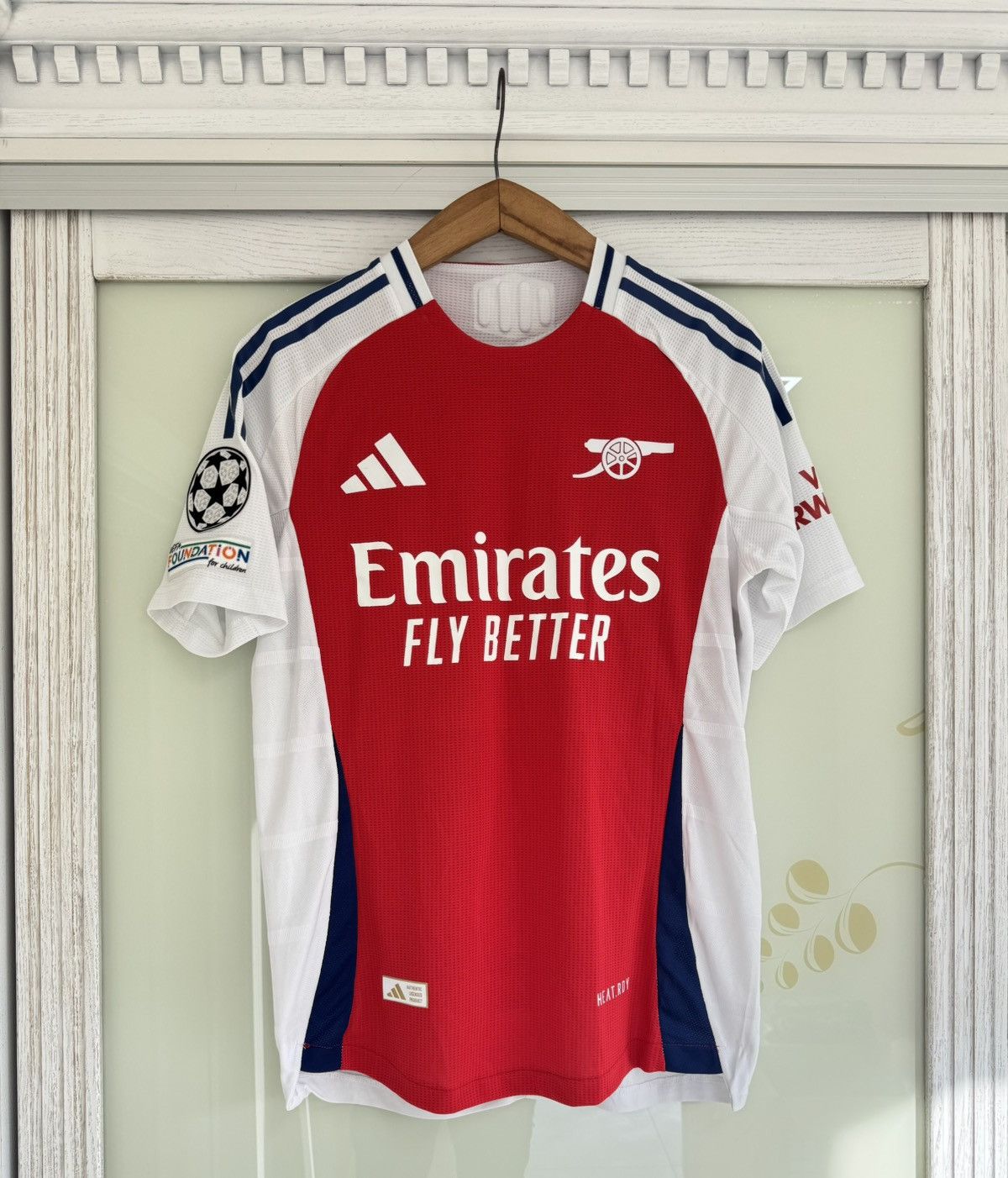 Adidas Rice #41 Arsenal 2024-2025 Home Soccer Jersey Football Shirt Size US M / EU 48-50 / 2 - 2 Thumbnail