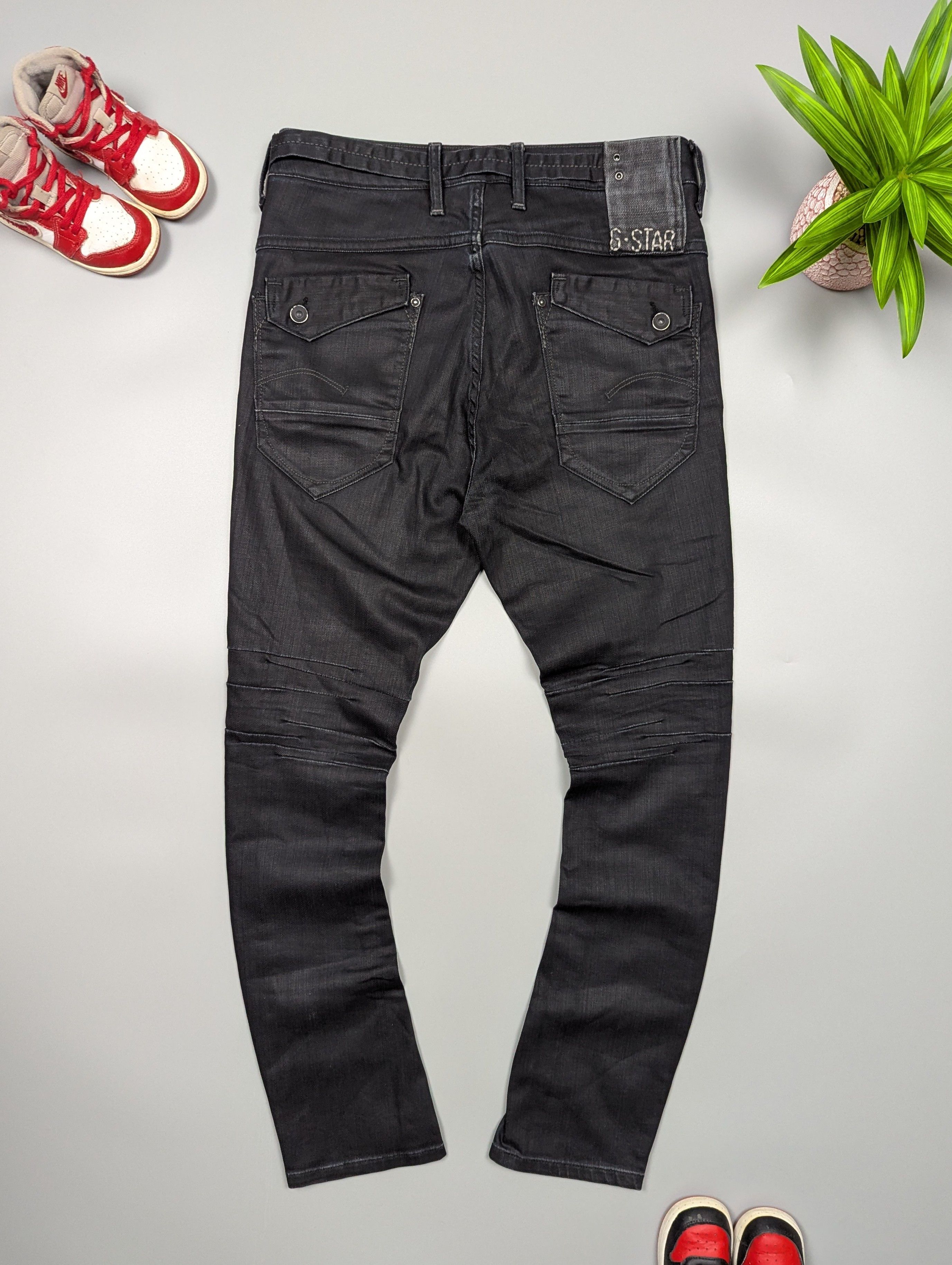 G-Star × Vintage G-Star RAW Women's Center Loose Tapered Distressed Jeans Size 29" - 9 Thumbnail