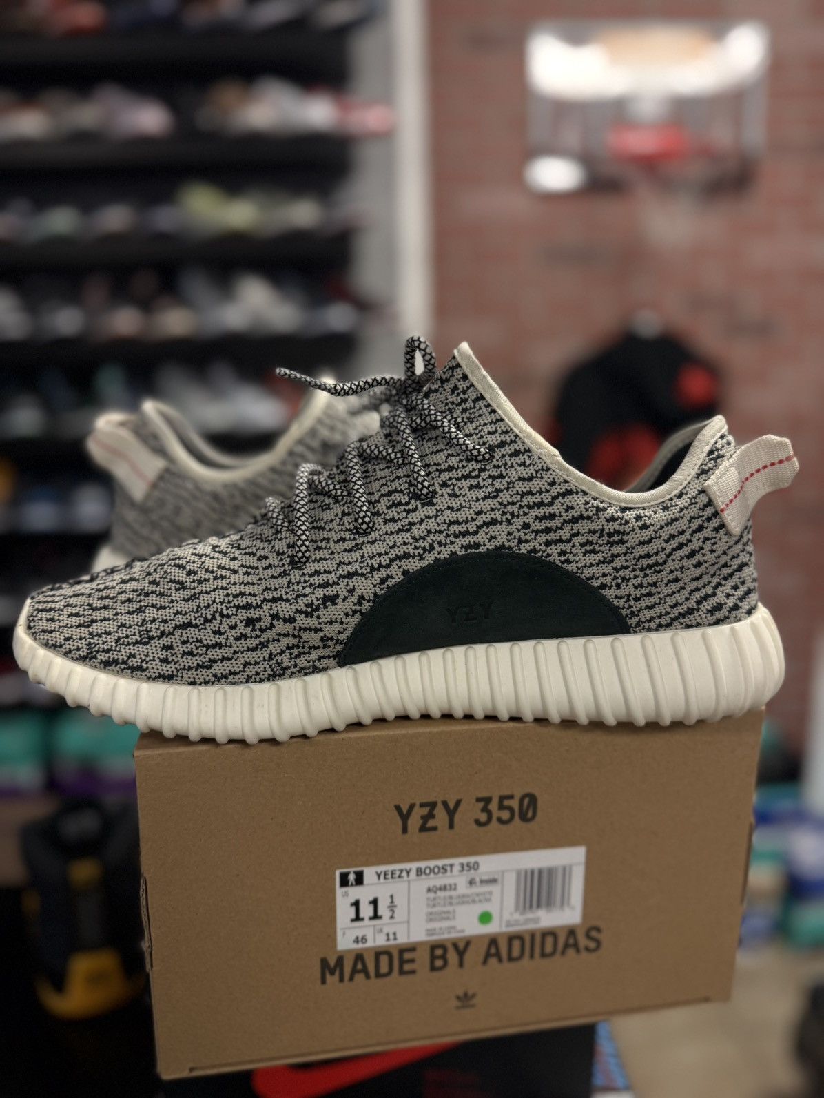 Adidas × Yeezy Yeezy 350 Turtle Dove Size 11.5 (AQ4832) Clean OG All Size US 11.5 / EU 44-45 - 11 Thumbnail