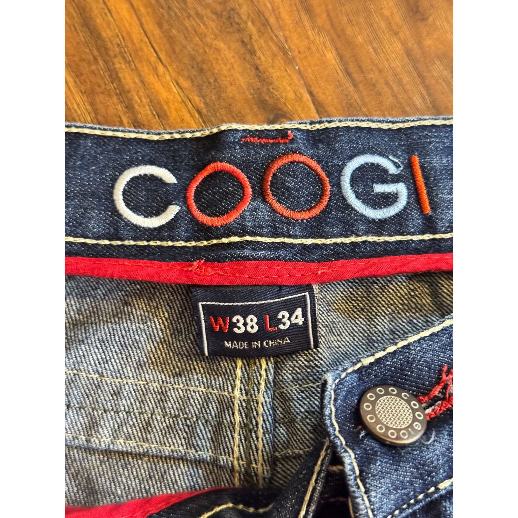 Coogi VTG Coogi Mens Straight-Leg Blue Denim Jeans Embroidered Poc Size US 38 / EU 54 - 8 Thumbnail