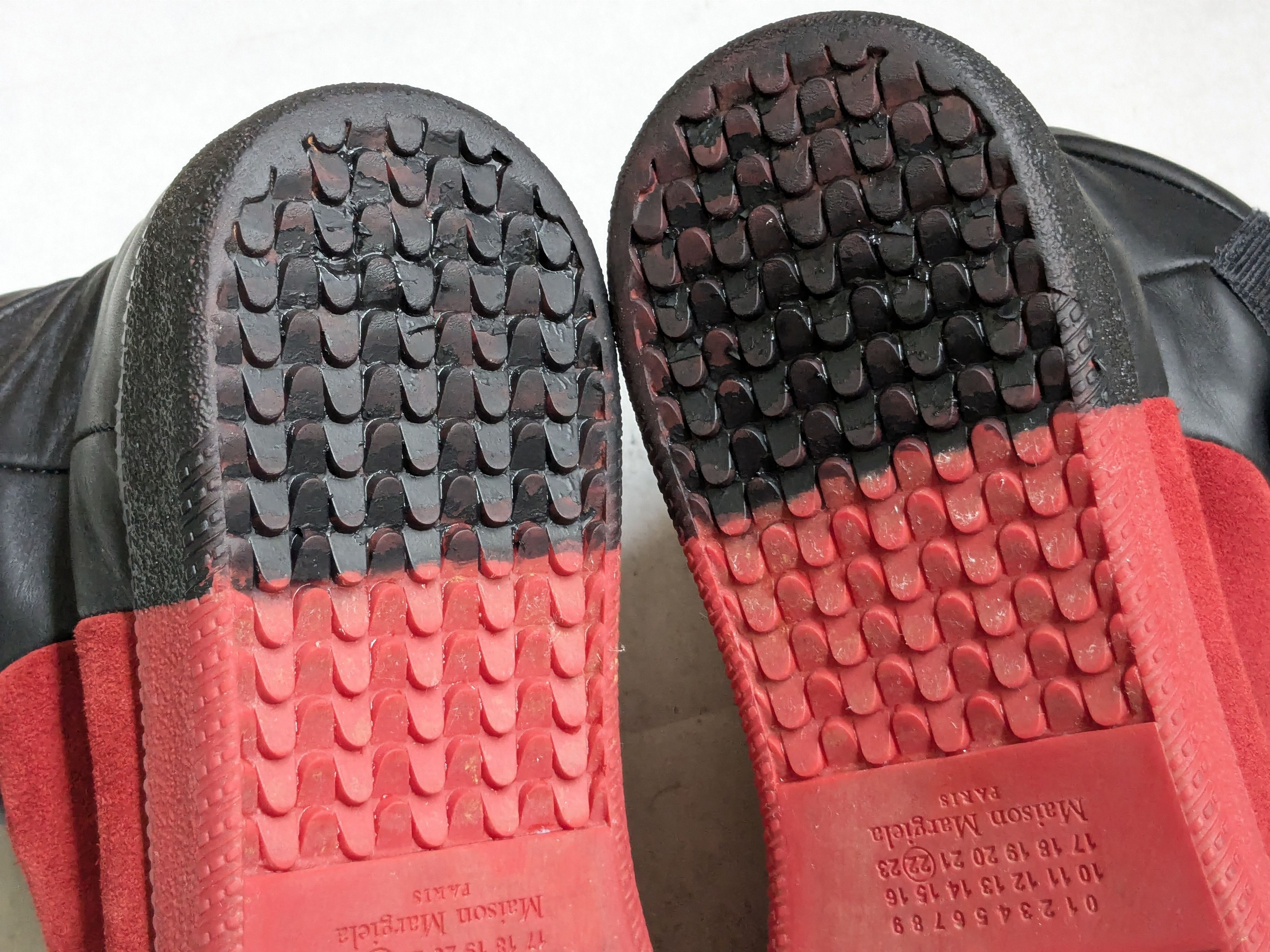 Maison Margiela Maison Margiela Future Red Black 11 44 High Tops Leather Size US 11 / EU 44 - 18 Thumbnail