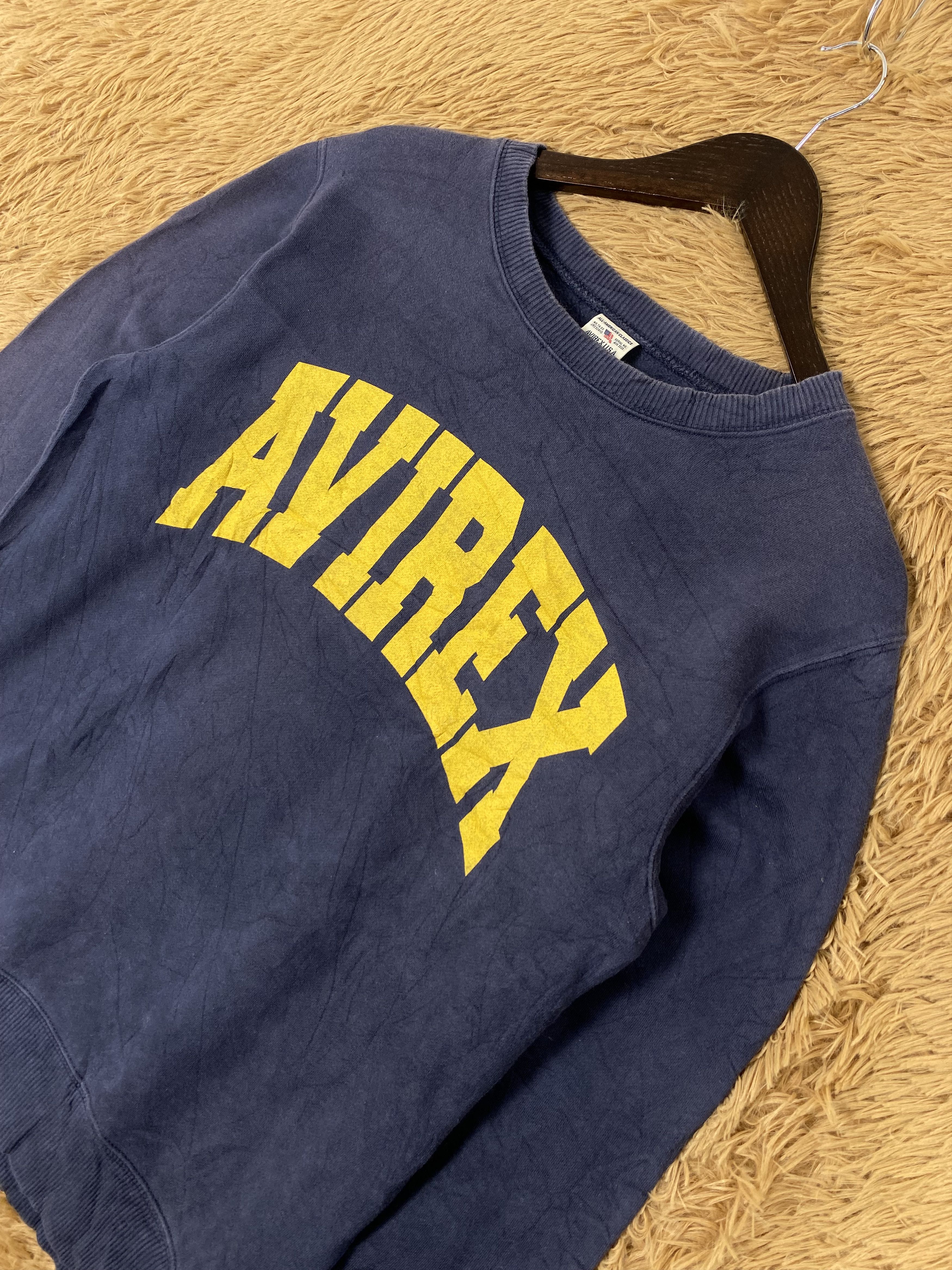 Avirex Vintage Avirex Big Logo Sweatshirts PS0157 Size US M / EU 48-50 / 2 - 2 Thumbnail
