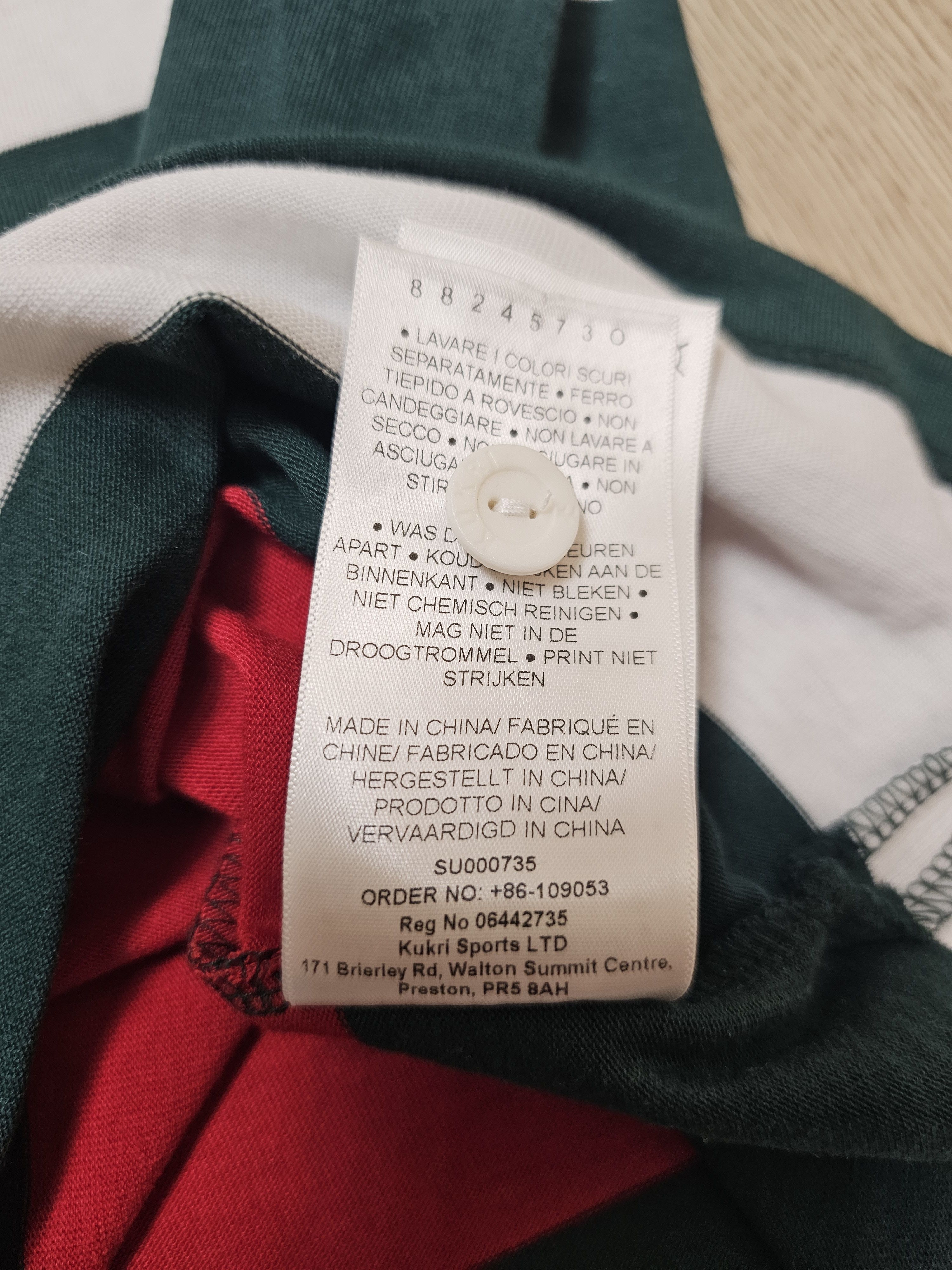 Other LEICESTER TIGERS 2017 RUGBY JERSEY NEW ENGLAND RUGBY UNION Size US XL / EU 56 / 4 - 11 Thumbnail