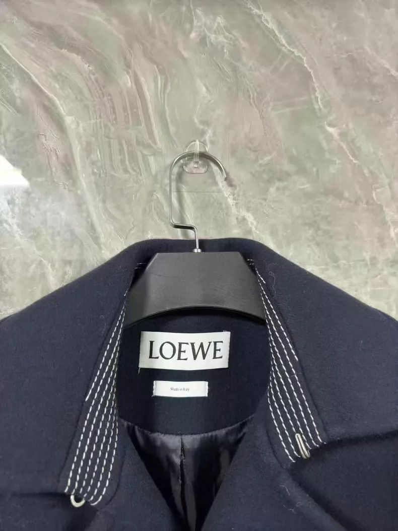 Loewe loewe Wool blend cashmere woolen overcoat 2506-Nextarrow Size US M / EU 48-50 / 2 - 2 Thumbnail