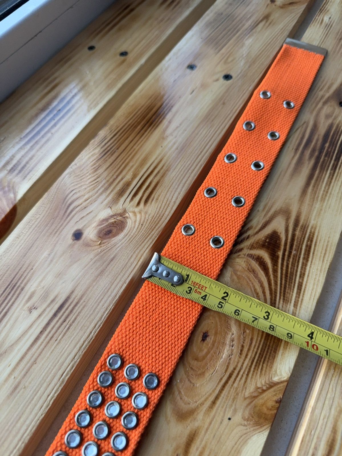 Japanese Brand 00s Opium Alt Punk Japanese Y2K Studded Canvas Belt Skater Size ONE SIZE - 14 Thumbnail