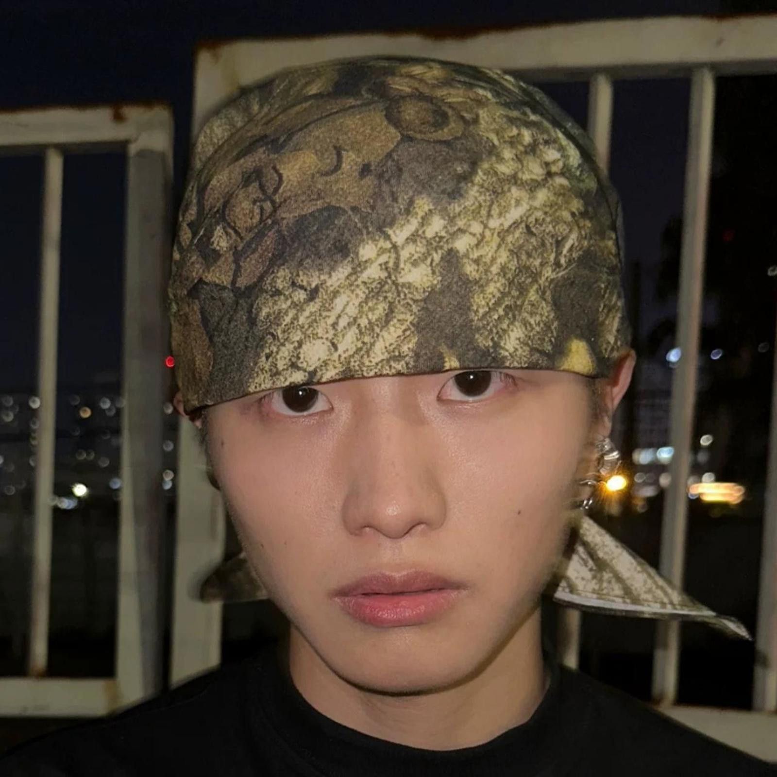 Japanese Brand Vintage Style Y2K Camouflage Headscarf Bandana Size ONE SIZE - 5 Thumbnail