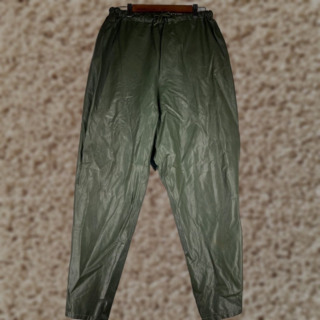 Bass Pro Shops Bass Pro Shops Pants Mens Large Green Waterproof Drawstring Fishing Sportswear Size US 34 / EU 50 - 1 Thumbnail