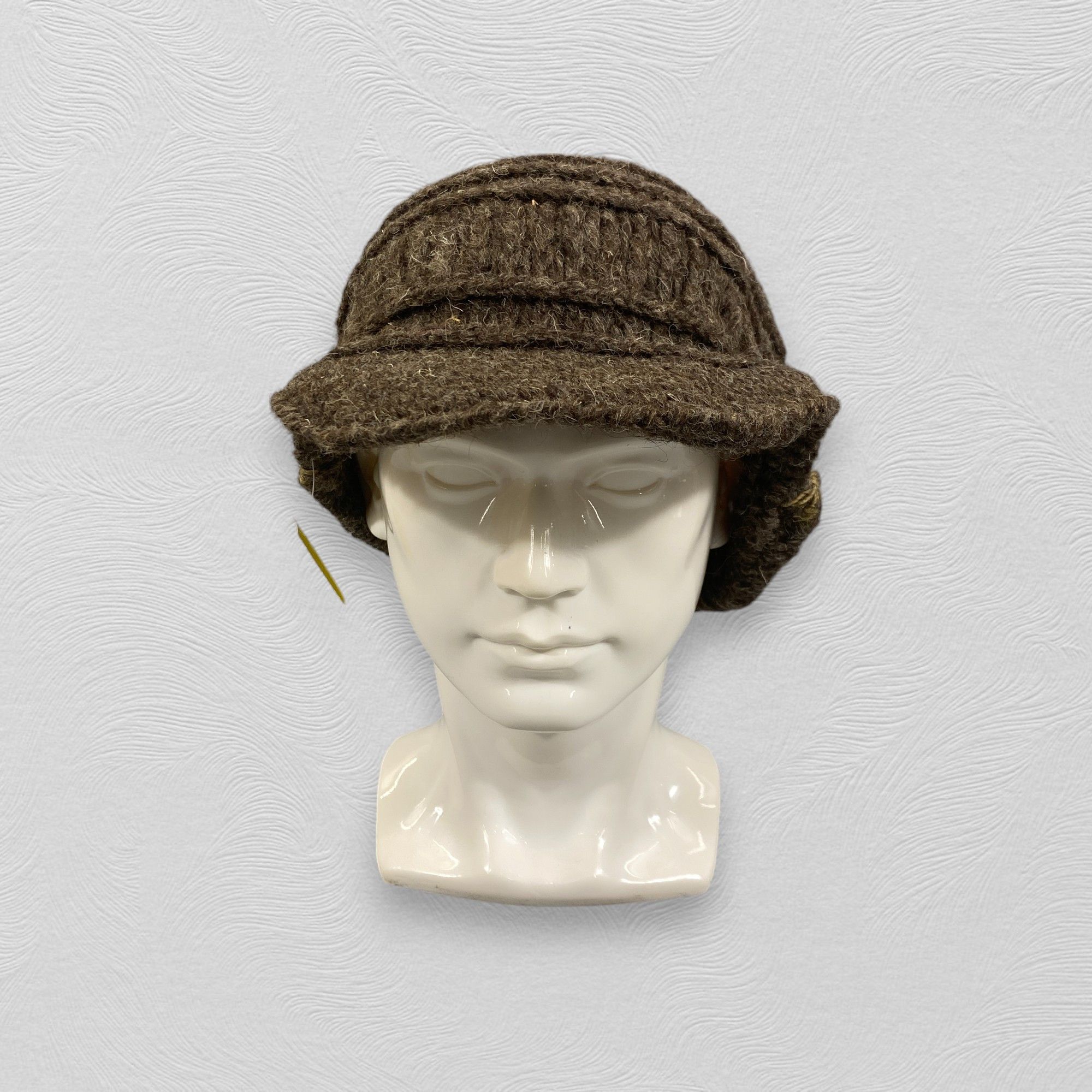 Japanese Brand Vintage GoHemp Knitted Beanie With Brim Hats -BN885 Size ONE SIZE - 2 Thumbnail