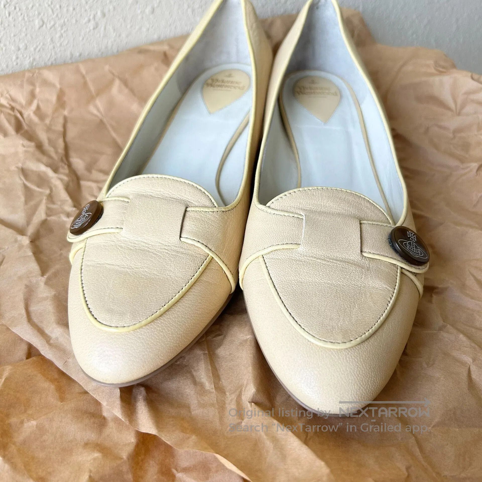Vivienne Westwood Vivienne Westwood Vintage Saturn Buckle Leather Shoes. Size US 6 / IT 36 - 5 Thumbnail