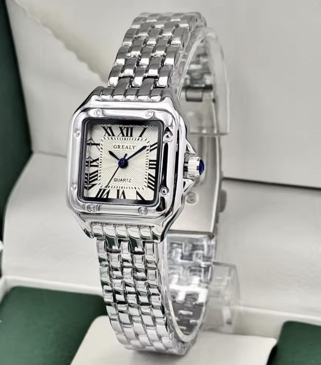 Jewelry Vintage 90s vintage retro luxury style quartz watch Size ONE SIZE - 10 Thumbnail