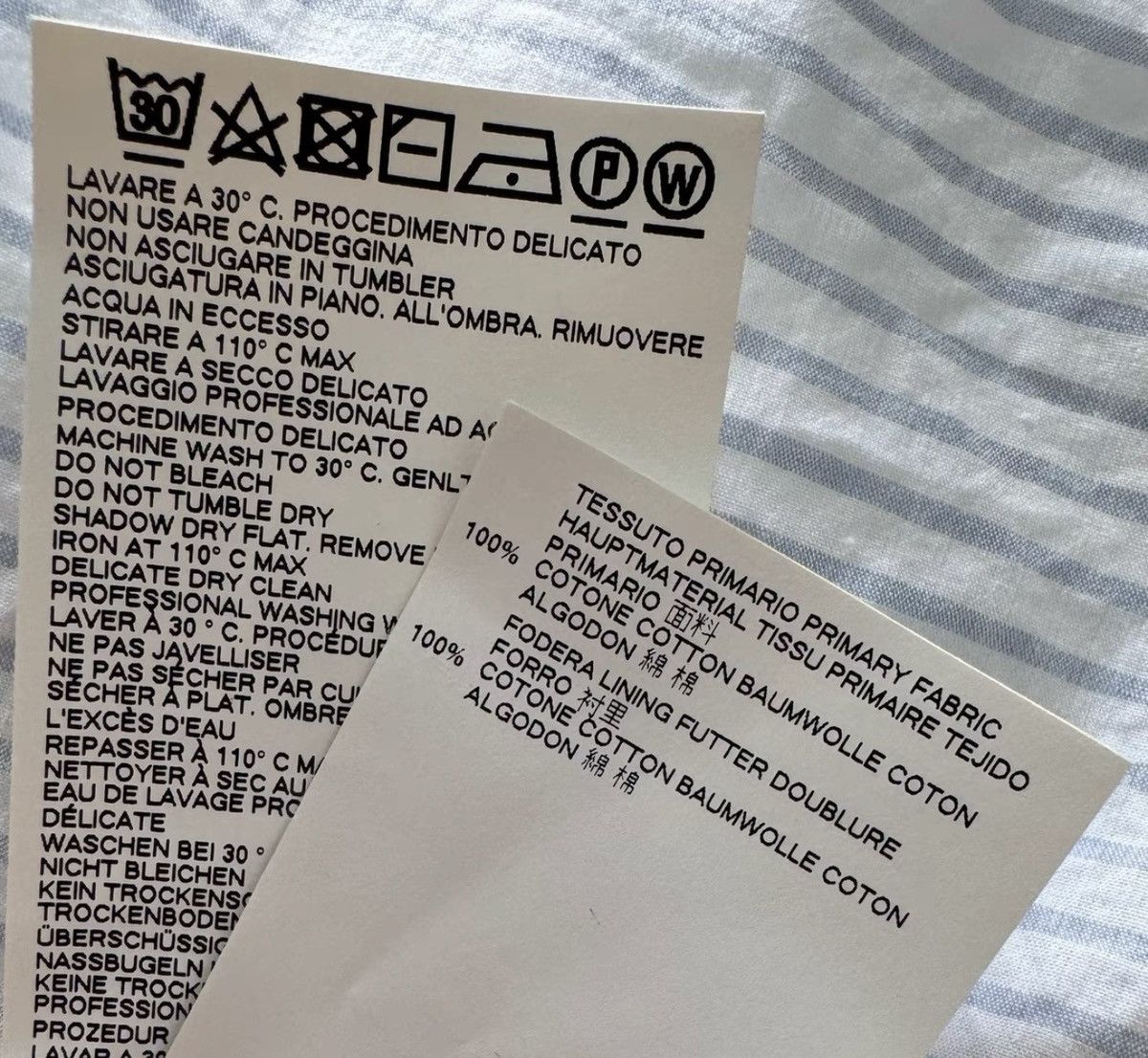 Maison Margiela [MAISON MARGIELA] SS18 White Biker-Style Jacket Size US M / EU 48-50 / 2 - 5 Thumbnail