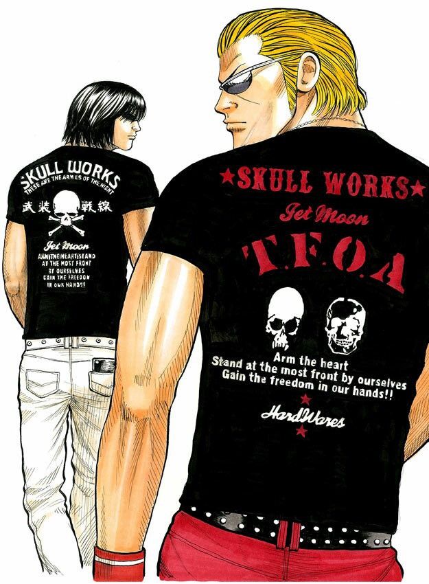 Anime CROWS×WORST SKULL WORKS×TFOA TEE Size US M / EU 48-50 / 2 - 11 Thumbnail