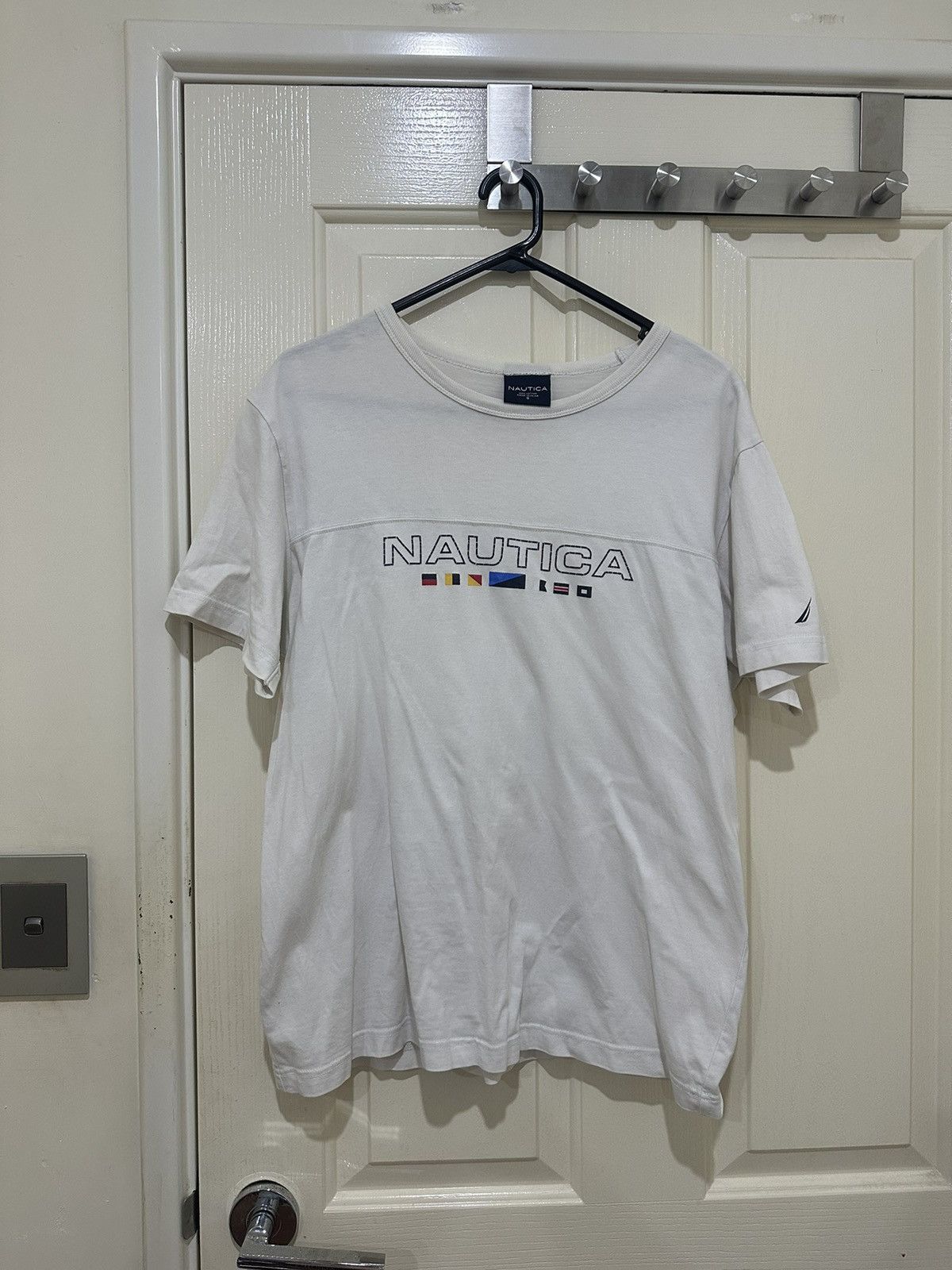 Nautica Nautica White Tee Size US S / EU 44-46 / 1 - 1 Thumbnail