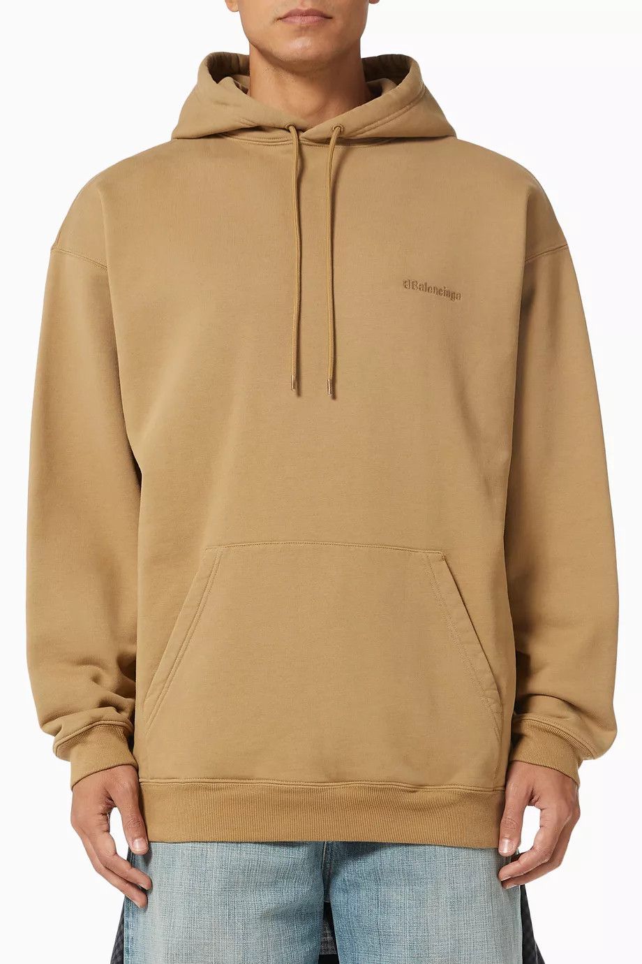 Balenciaga o1bcso1str1224 BB Corp Hoodie Medium Fit in Brown Size US M / EU 48-50 / 2 - 1 Thumbnail