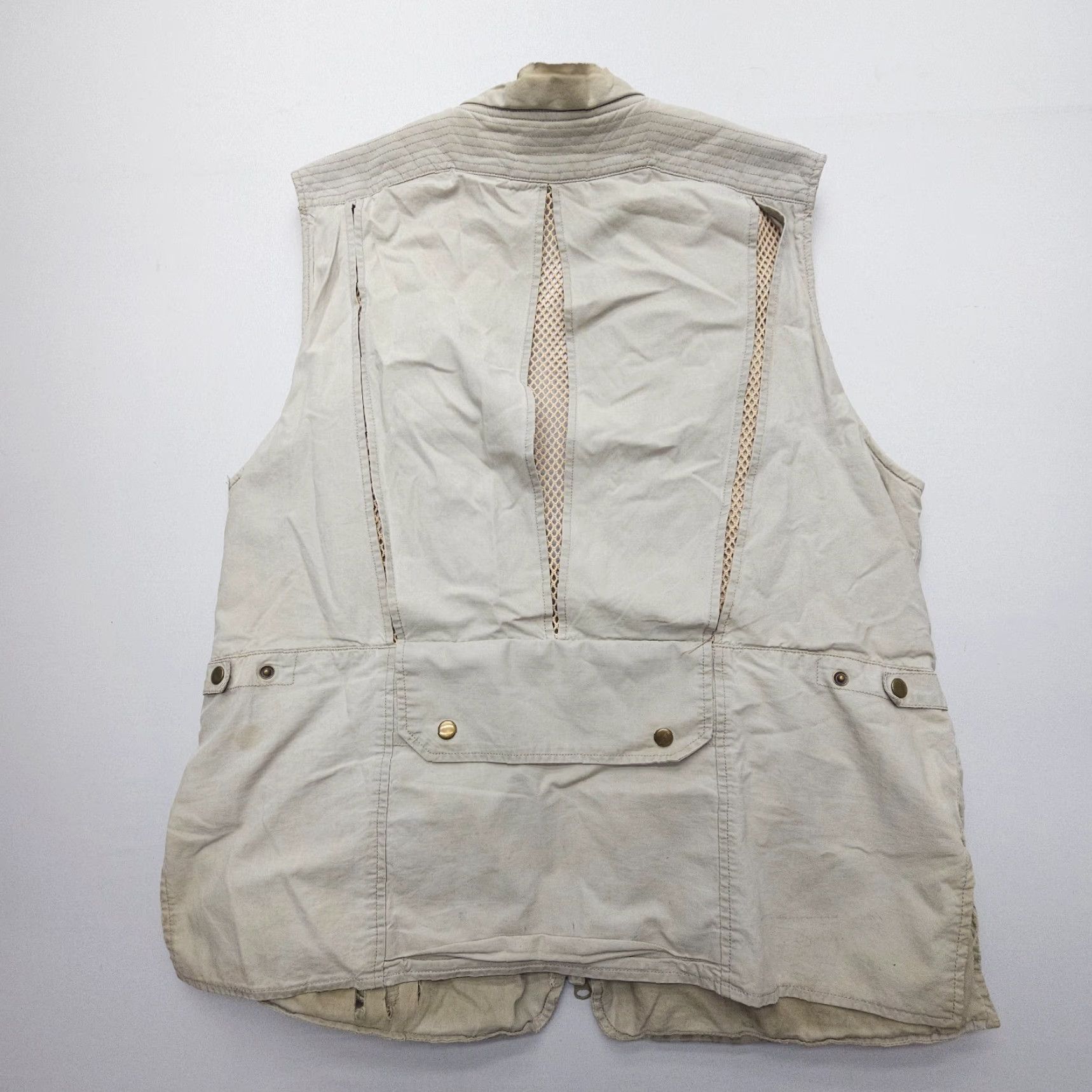 Banana Republic VINTAGE Banana Republic Vest Mens Large Safari Fishing Hunting Photography Thrashed Size US L / EU 52-54 / 3 - 2 Thumbnail