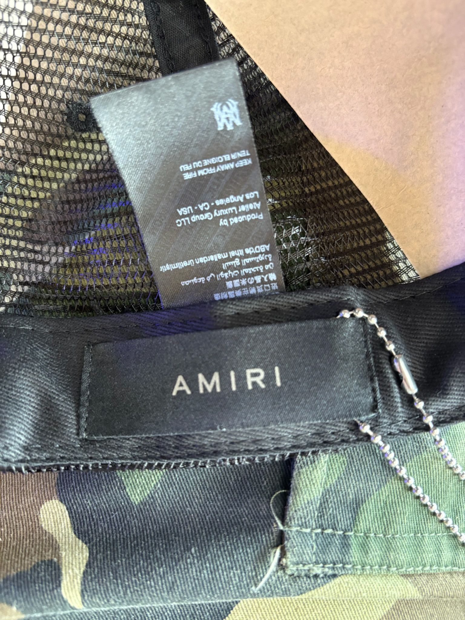 Amiri Amiri "3 Star" Trucker Hat (Black/White) Size ONE SIZE - 5 Thumbnail