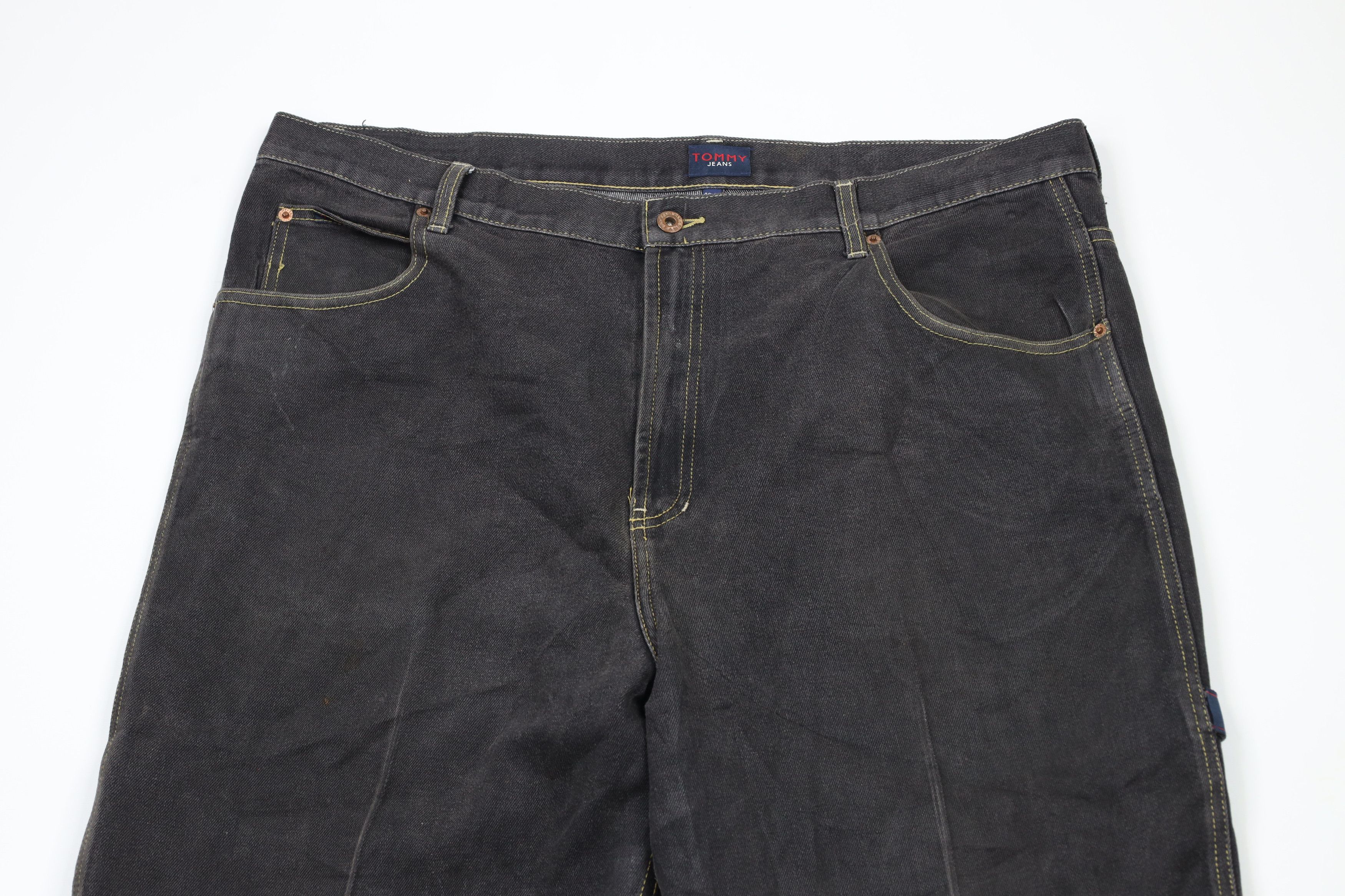 Tommy Hilfiger × Vintage Vintage 90s Tommy Hilfiger Baggy Fit Wide Leg Denim Jeans Size US 40 / EU 56 - 2 Thumbnail