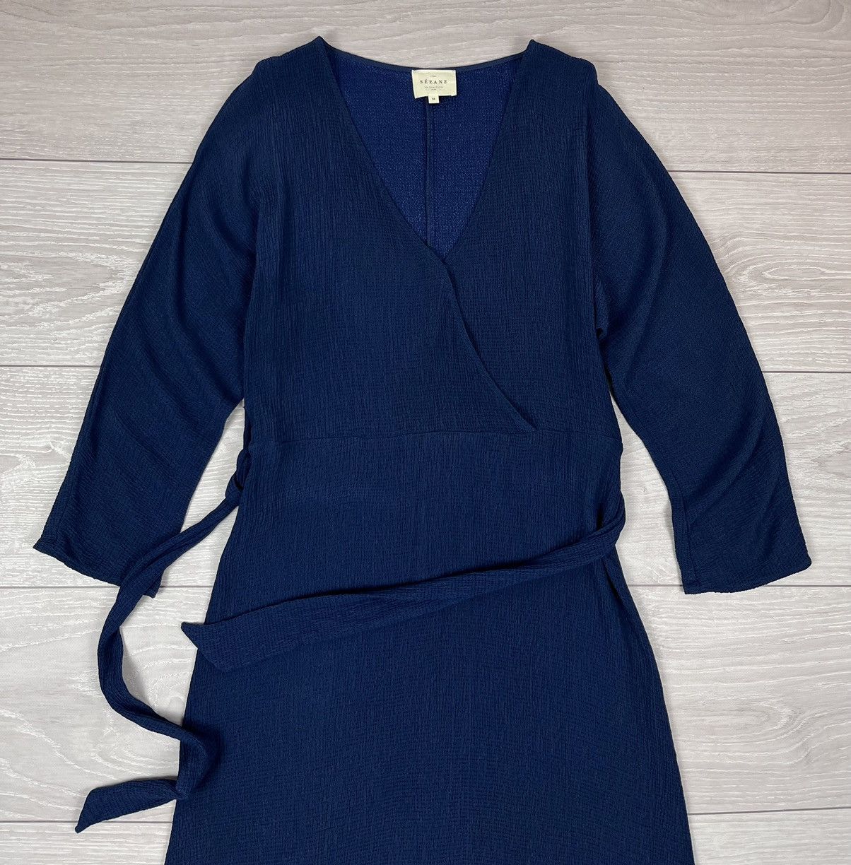 Sezane Sezane Luxury Robe Long Maxi Blue Dress 38 size Size XS / US 0-2 / IT 36-38 - 3 Thumbnail