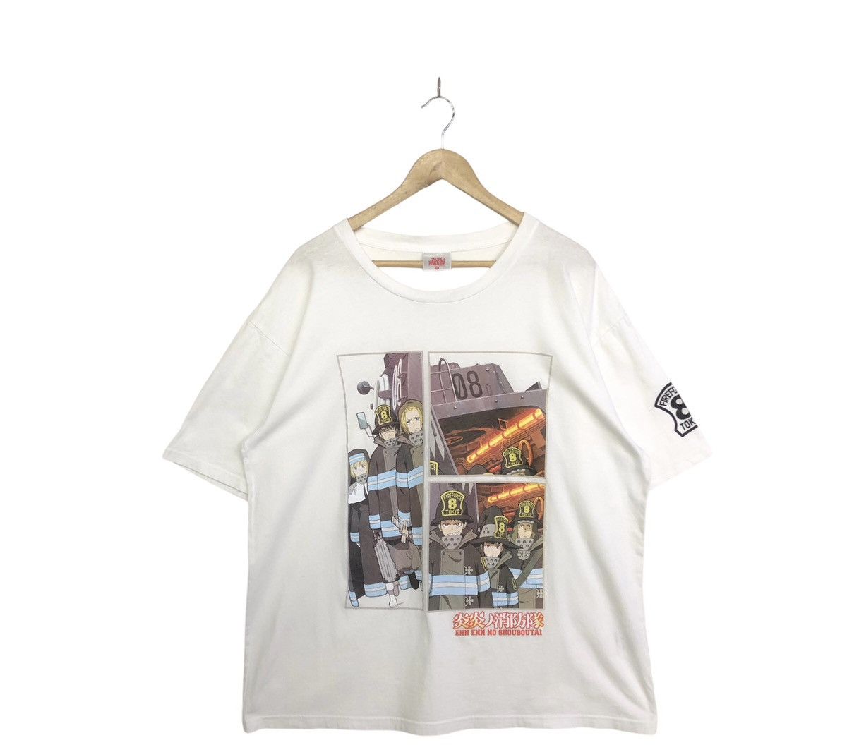 Anime Fire force Tokyo 8 Squad anime Photo Tee Shirt Size US XXL / EU 58 / 5 - 1 Thumbnail