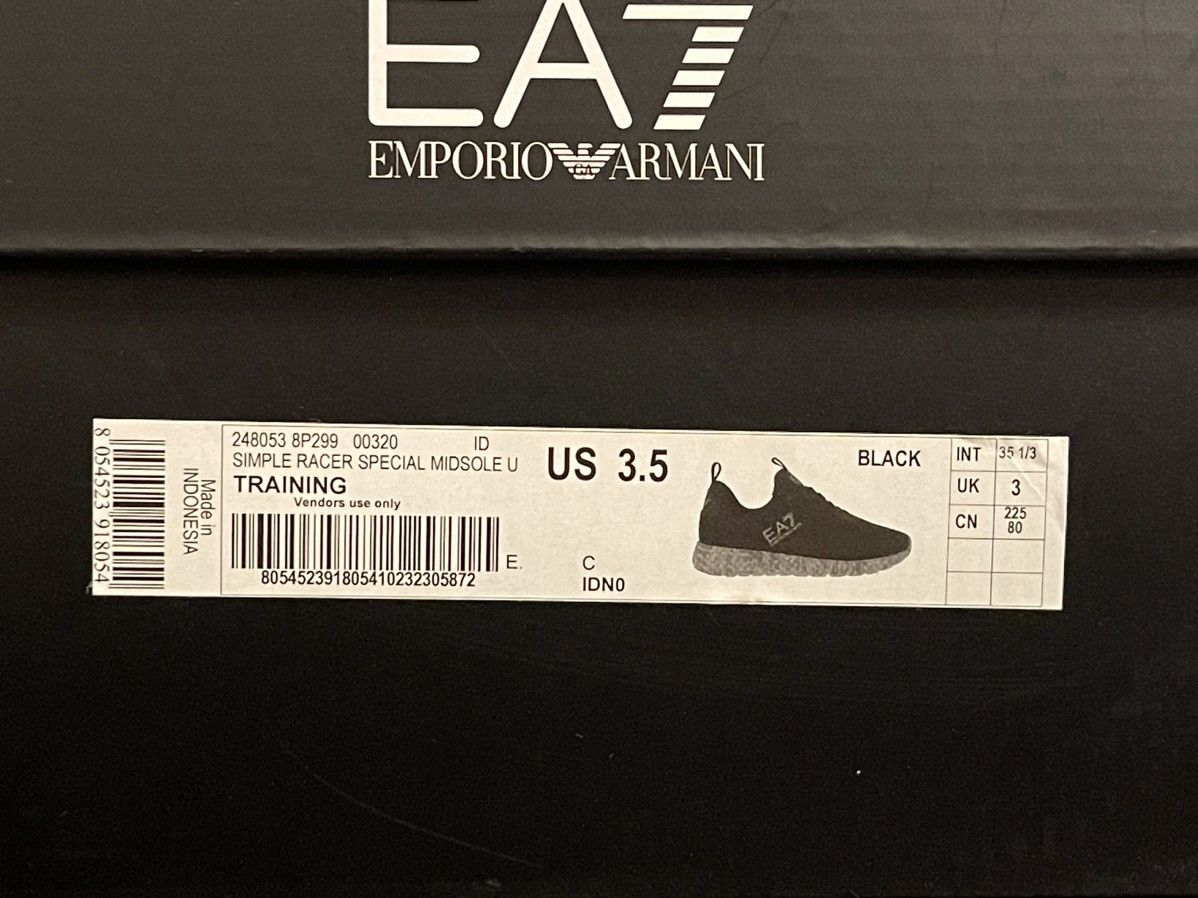 Emporio Armani EA7 black training sneakers Size US 5.5 / IT 35.5 - 11 Thumbnail