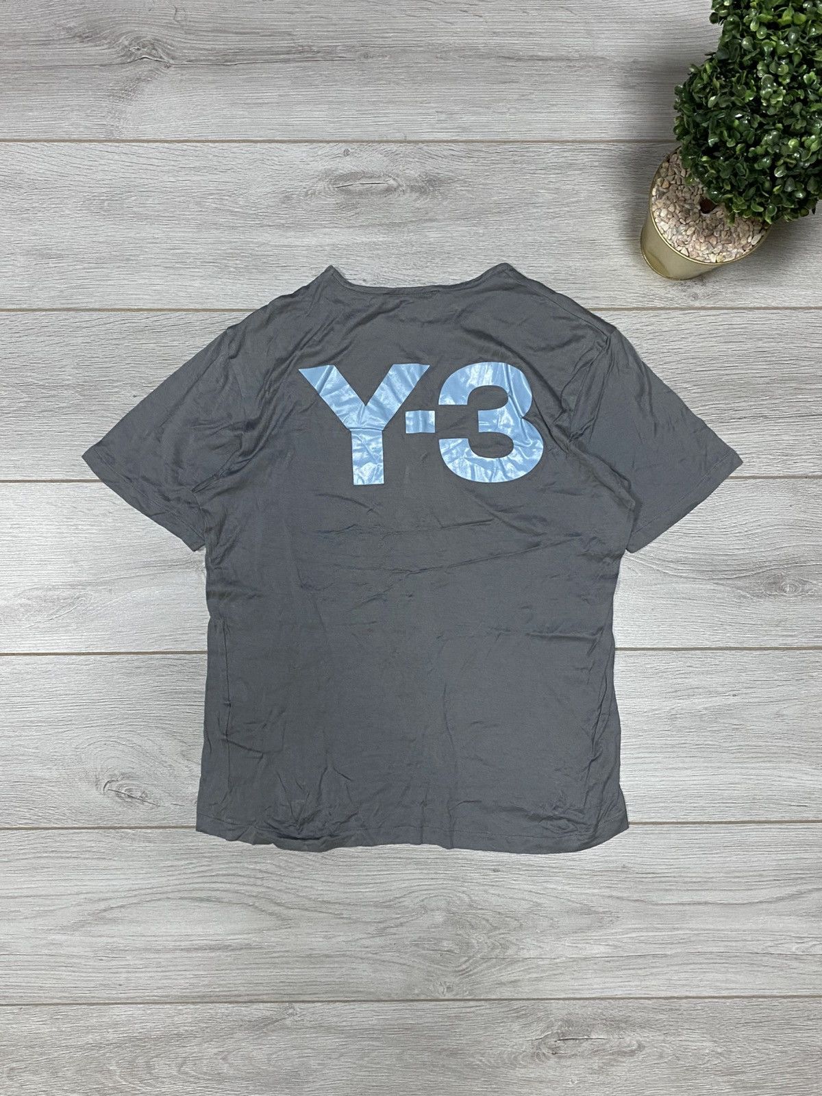 Y-3 Adidas Y-3 big logo 2006 Tee Size US L / EU 52-54 / 3 - 2 Thumbnail