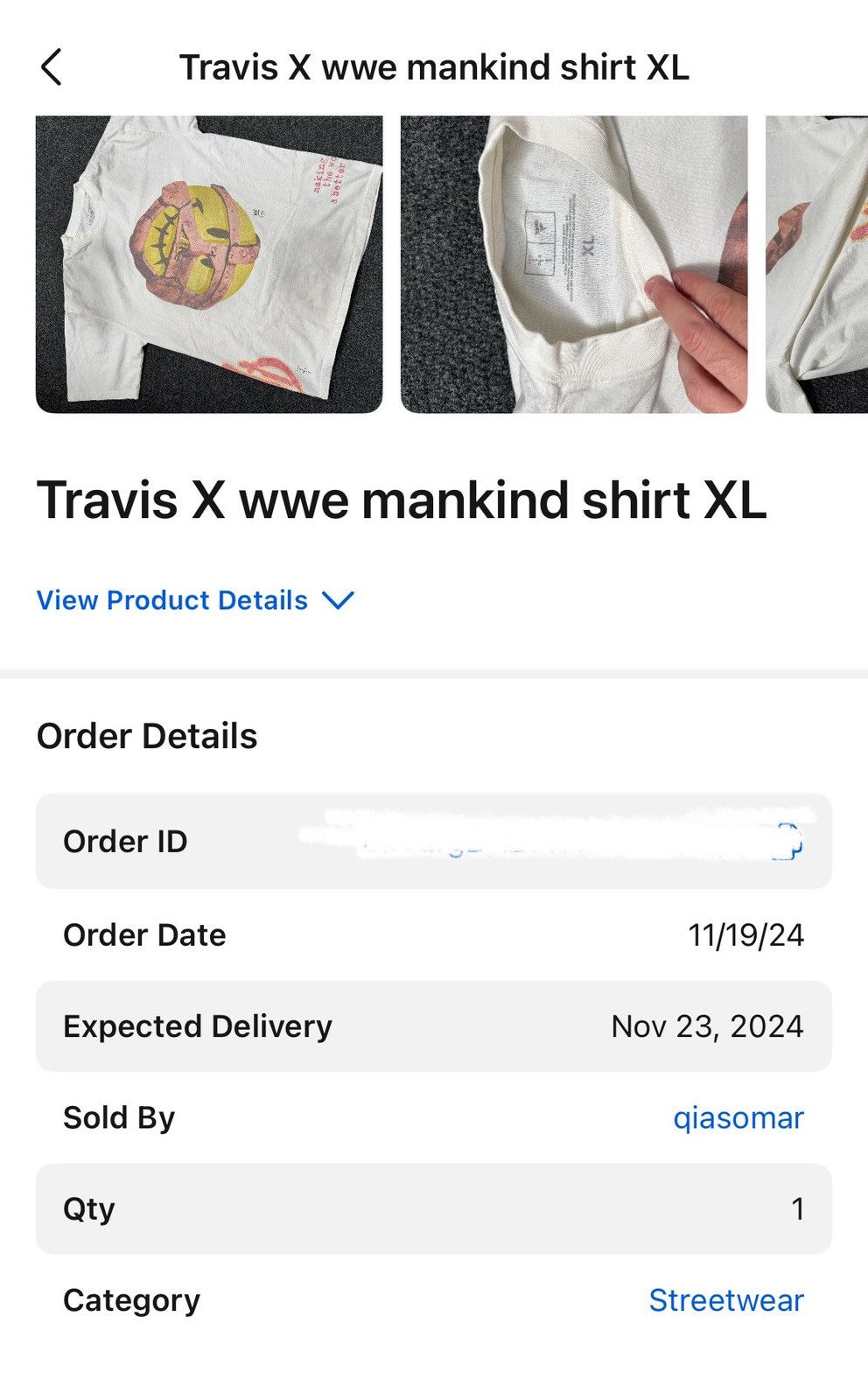 Travis Scott × WWE Travis Scott x WWE Mankind Shirt (ComplexCon Exclusive) Size US XL / EU 56 / 4 - 6 Thumbnail
