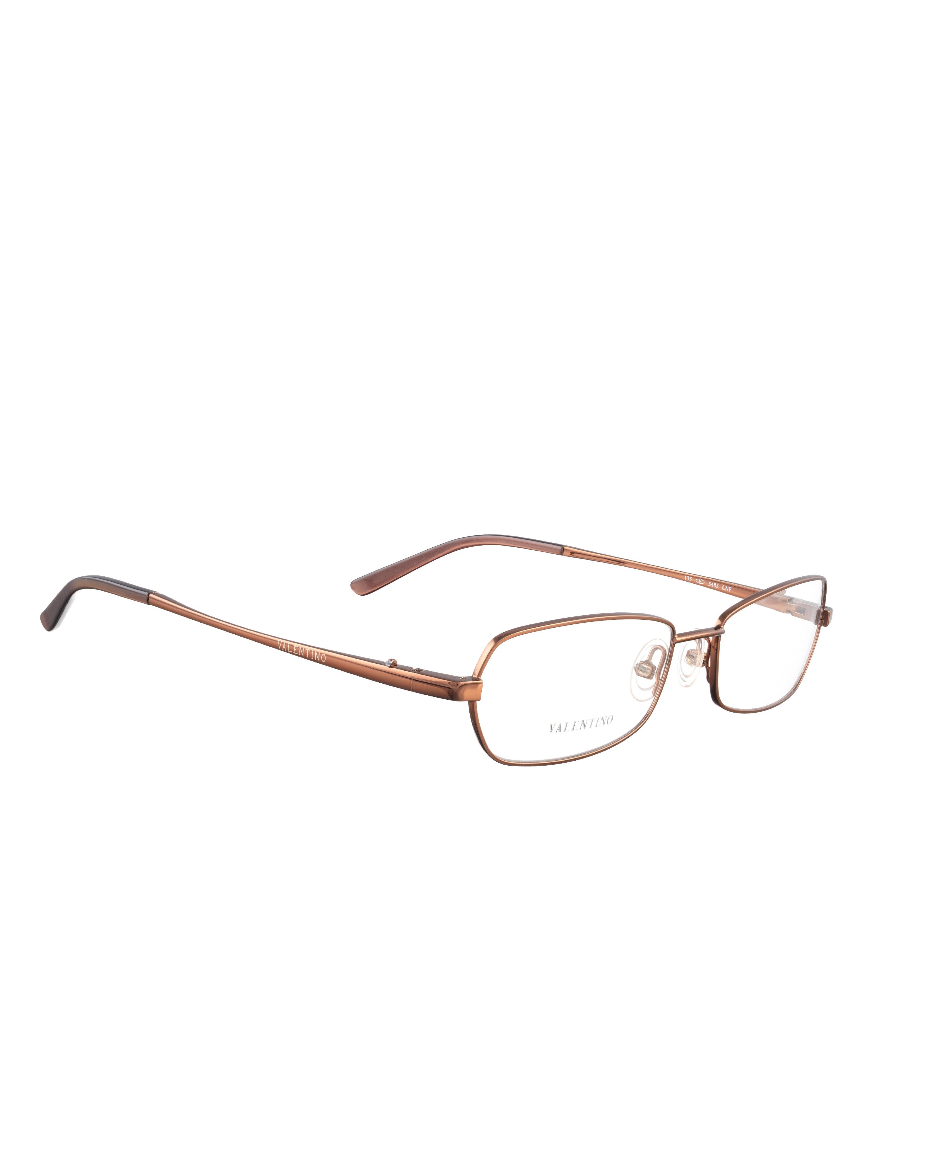 Valentino Valentino 00s Thin Copper Brown Metal Glasses Size ONE SIZE - 1 Thumbnail