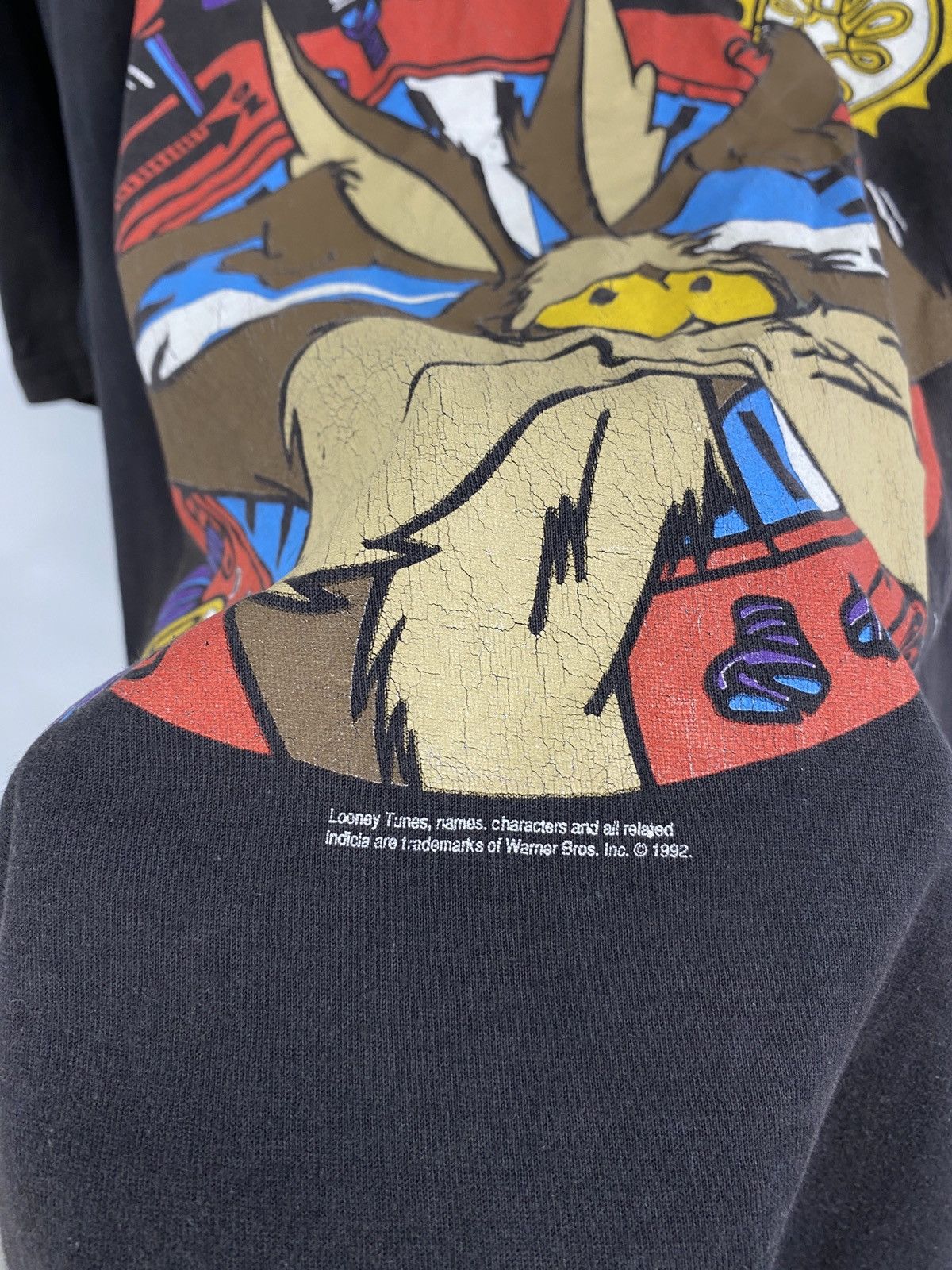 Cartoon Network × Vintage × Warner Bros Vintage 1992 Willie E Coyote This T-Shirt Will Self Destruct Size US XL / EU 56 / 4 - 5 Thumbnail