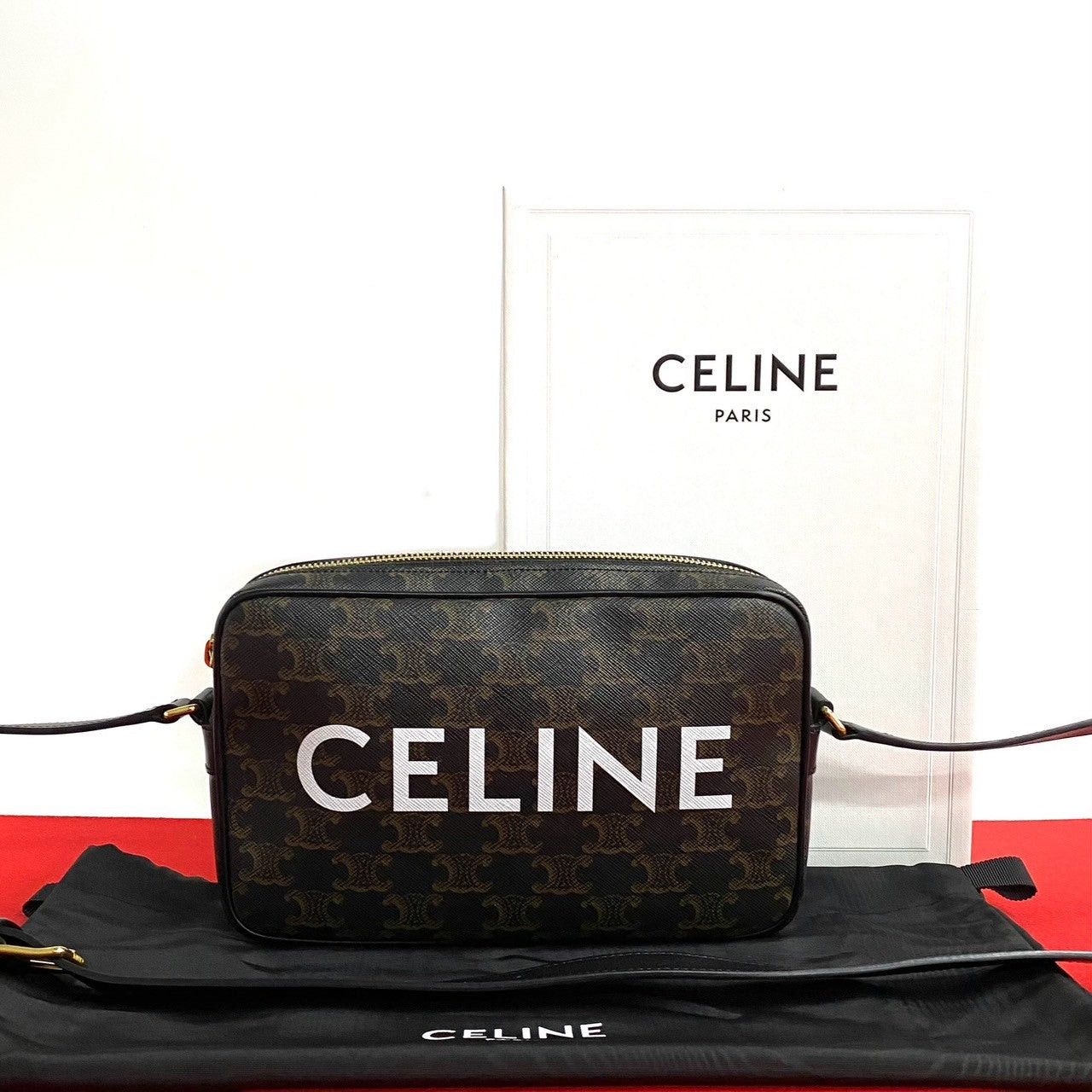 Celine Celine Shoulder Bag Brown Leather Size ONE SIZE - 1 Thumbnail