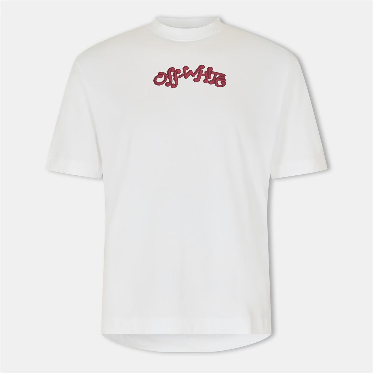 Off-White o1g2r1mq0226 Soft Fabric T-Shirt In White Size US XS / EU 42 / 0 - 1 Thumbnail