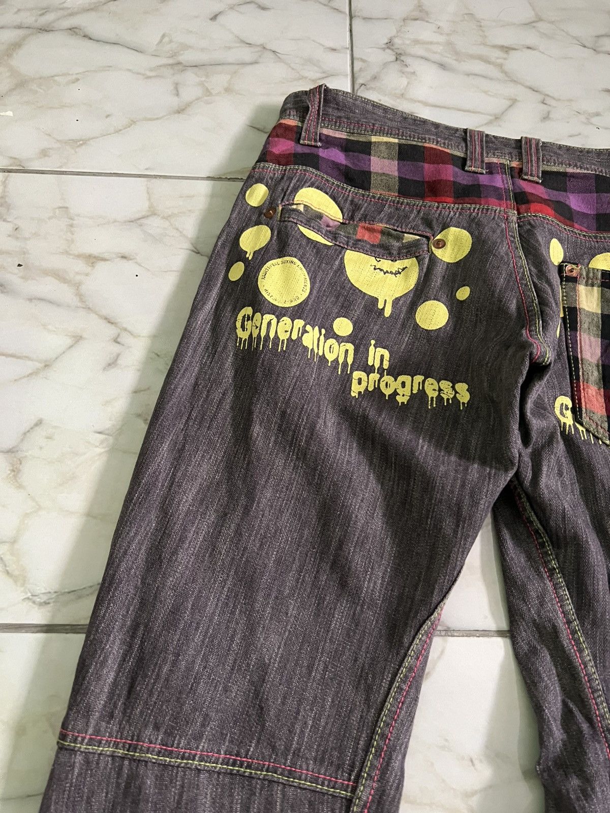 Hysteric Glamour × If Six Was Nine × Japanese Brand 💥Baggy💥Vintage 90’s Style Dominate Handcrafted Jean Size US 33 - 9 Thumbnail