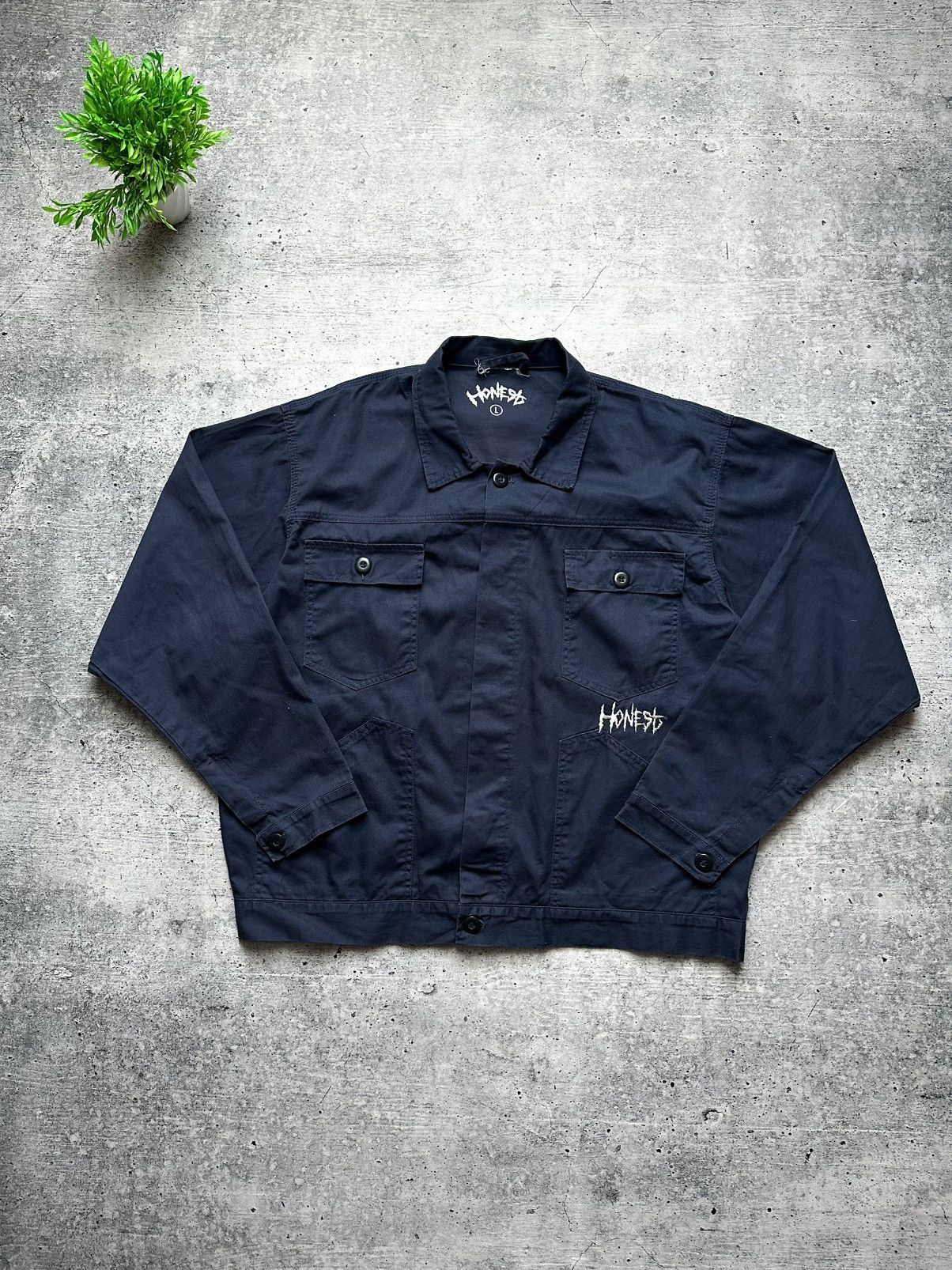 Vintage Vintage 90s Honest Hunan Made Work Travis Y2K Jacket Size US L / EU 52-54 / 3 - 2 Thumbnail