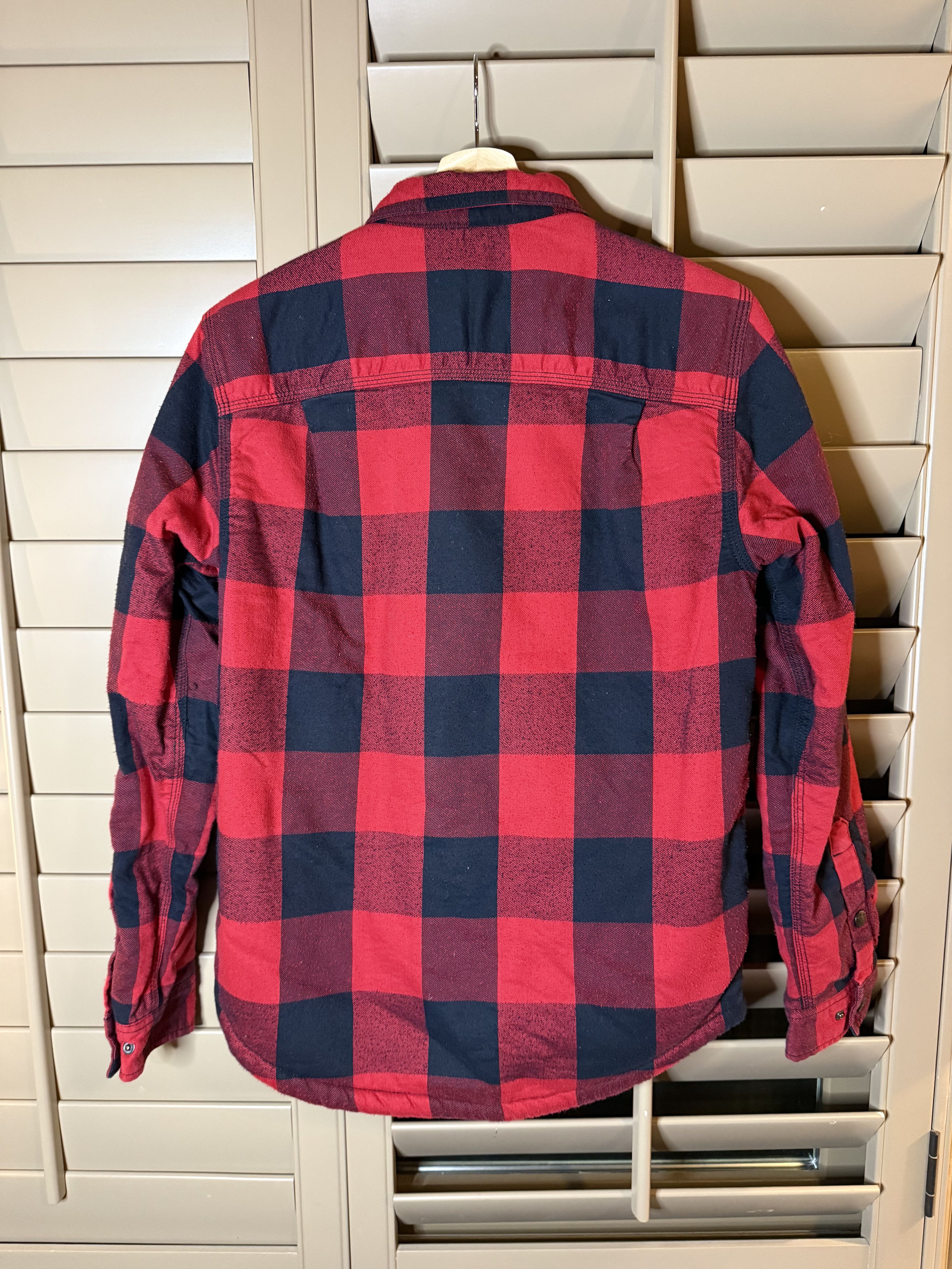 The North Face The North Face Red Fleece-lined Flannel Shirt Jacket Size US S / EU 44-46 / 1 - 2 Thumbnail