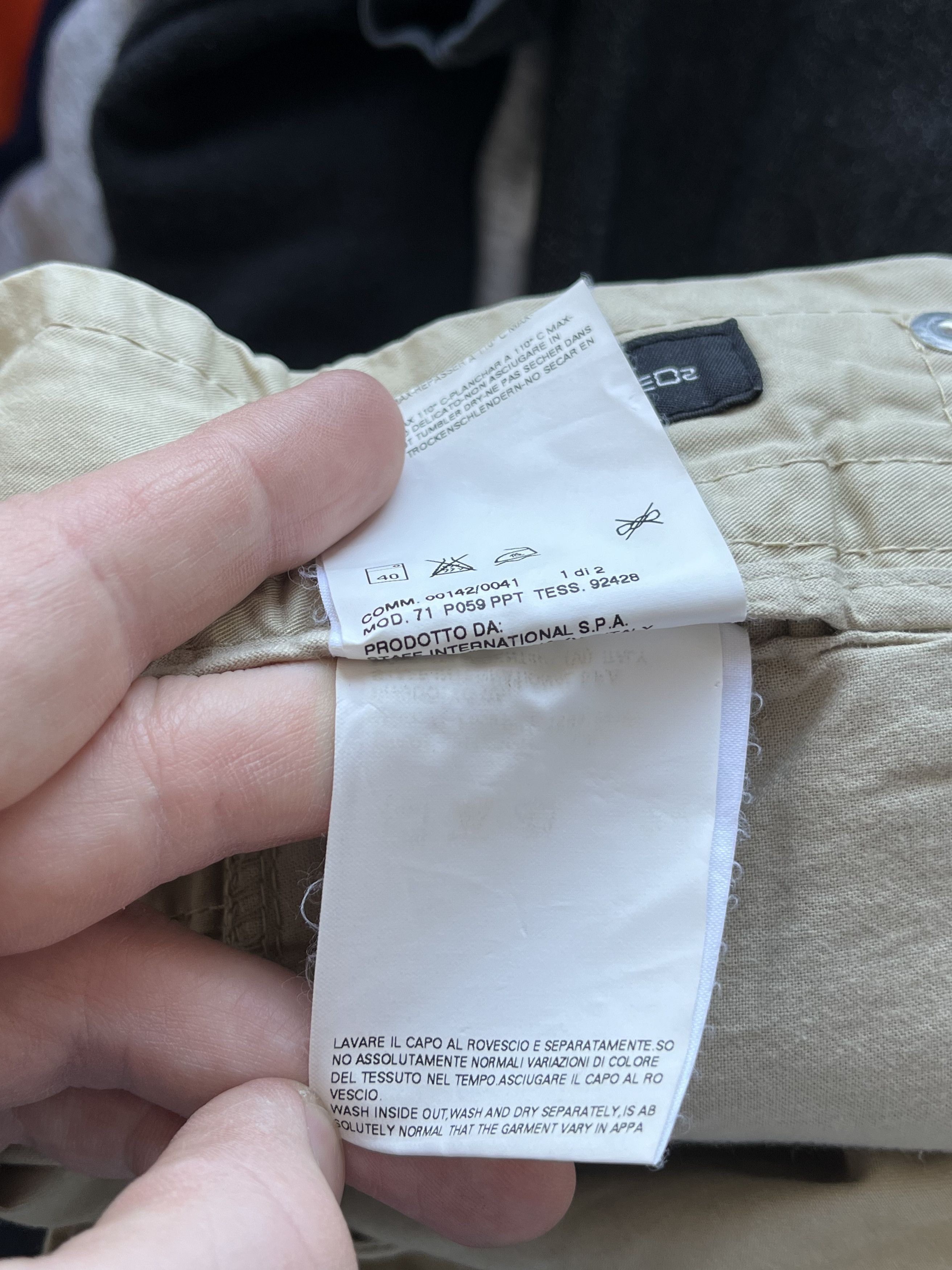 Dsquared2 Archive Dsquared2 Beige Denim Pants Baggy Avant Garde Size US 32 / EU 48 - 9 Thumbnail