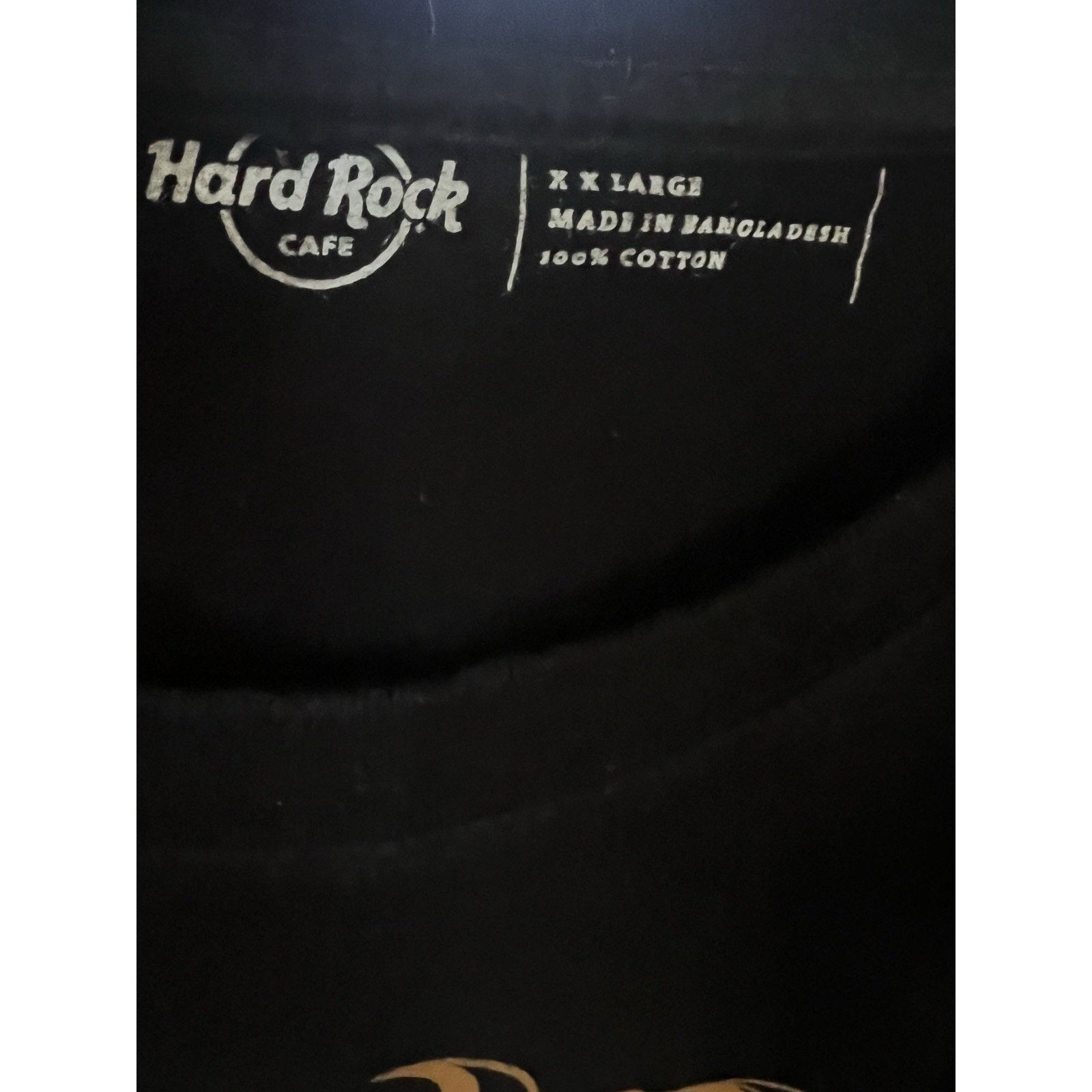 Hard Rock Cafe Hard Rock Cafe Hollywood Black Graphic Guitar T-Shirt 2XL Size US XXL / EU 58 / 5 - 5 Thumbnail