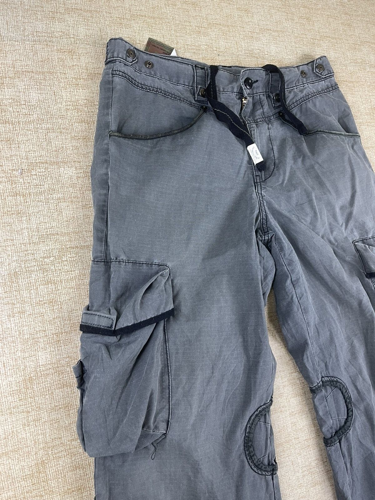 Vintage PPFM Yellow Riot Punks! Bondage Multipocket Pants