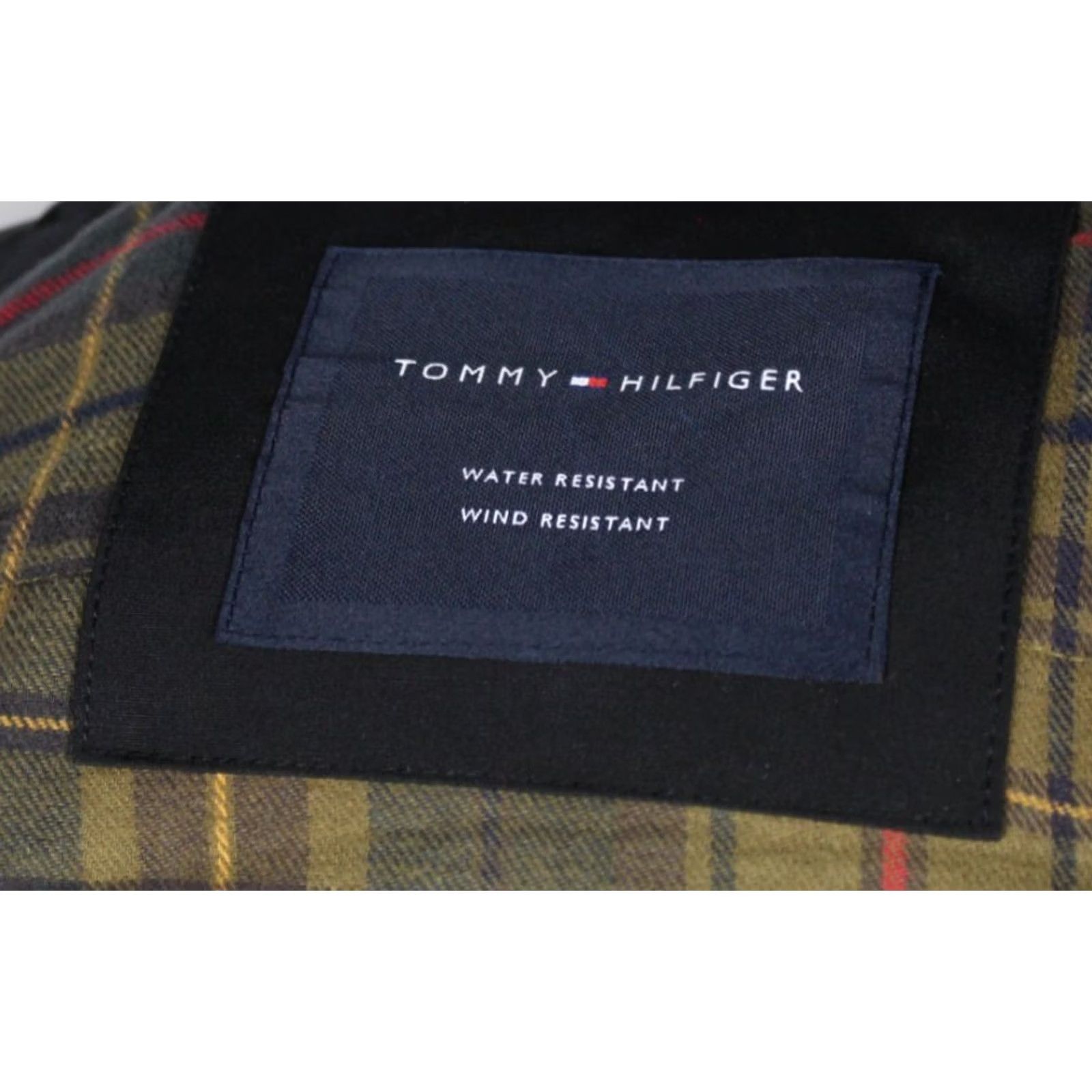 Tommy Hilfiger VINTAGE Tommy Hilfiger Men's Barn Jacket Corduroy Collar Full Zip XXL Green Water Wind Jacket Size US XXL / EU 58 / 5 - 4 Thumbnail