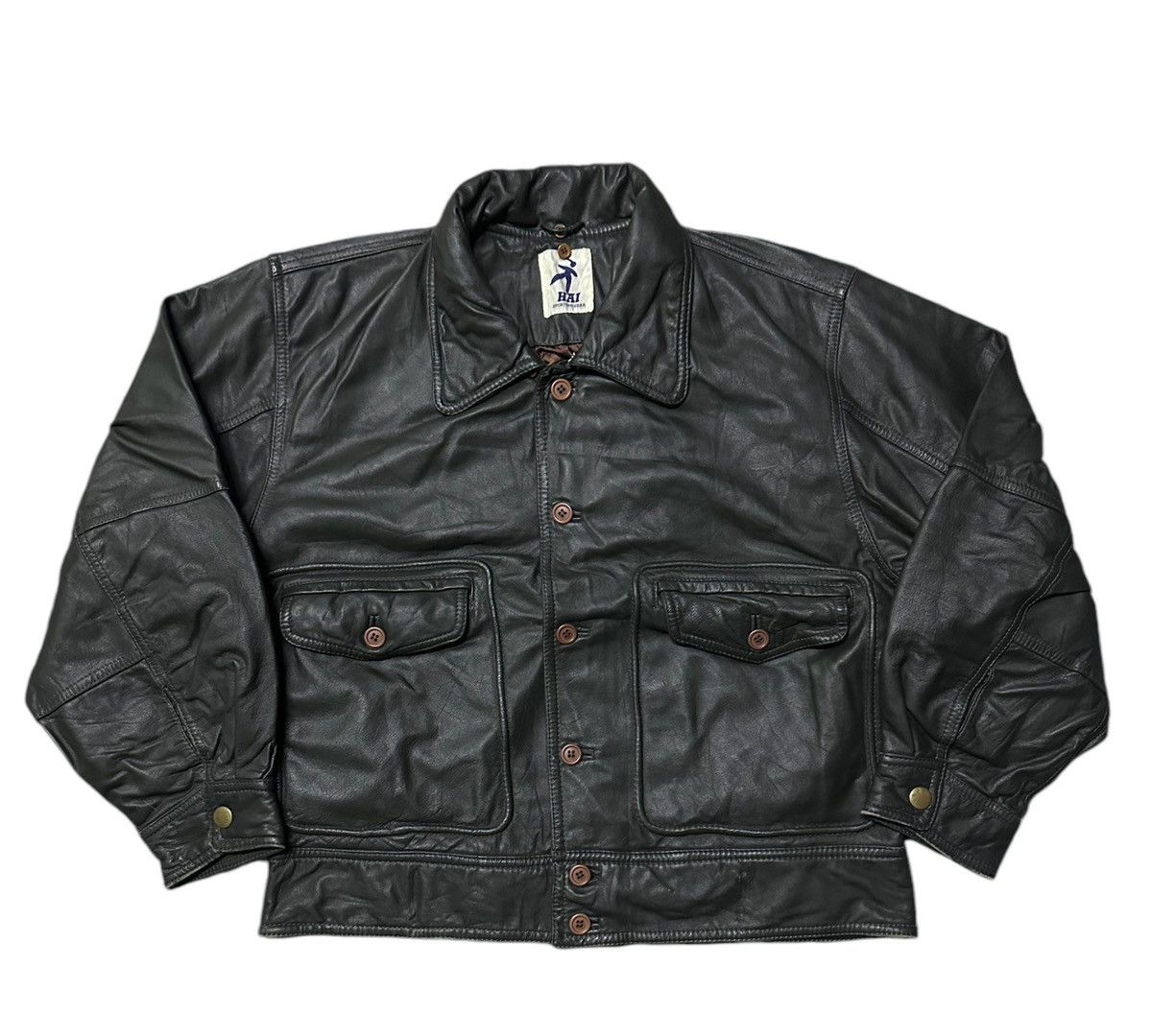 Men s Issey Miyake Leather Jackets Grailed