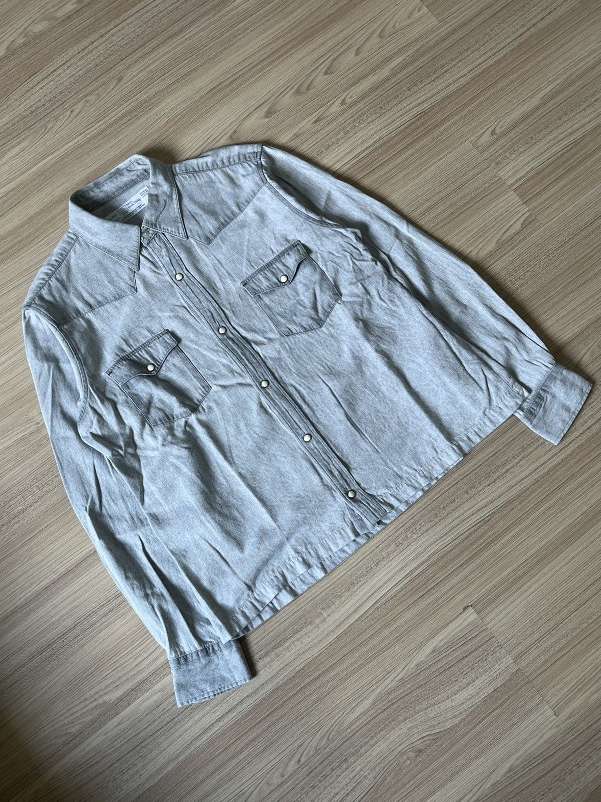 Japanese Brand Never Seen Thing Long Sleeve Shirt Size US S / EU 44-46 / 1 - 2 Thumbnail